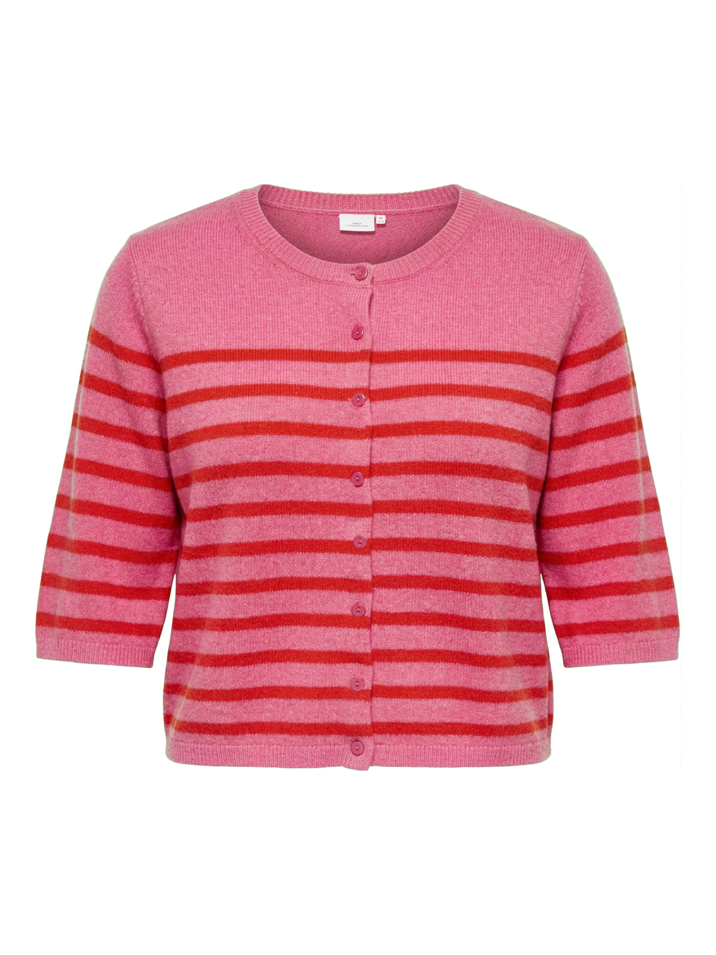 ONLY CARMAKOMA Strickjacke »CARVIOLA SS O-NECK CARDIGAN KNT«