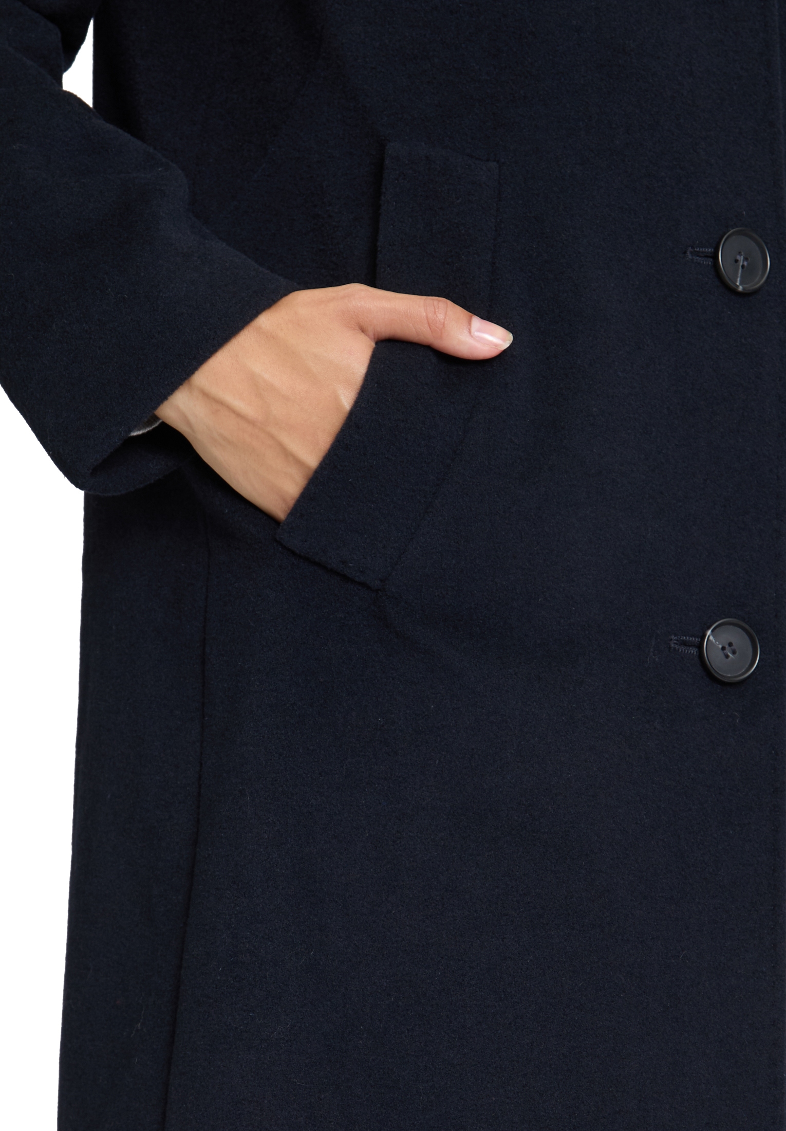 Betty Barclay Wolljacke »Wollmantel mit Kragen«