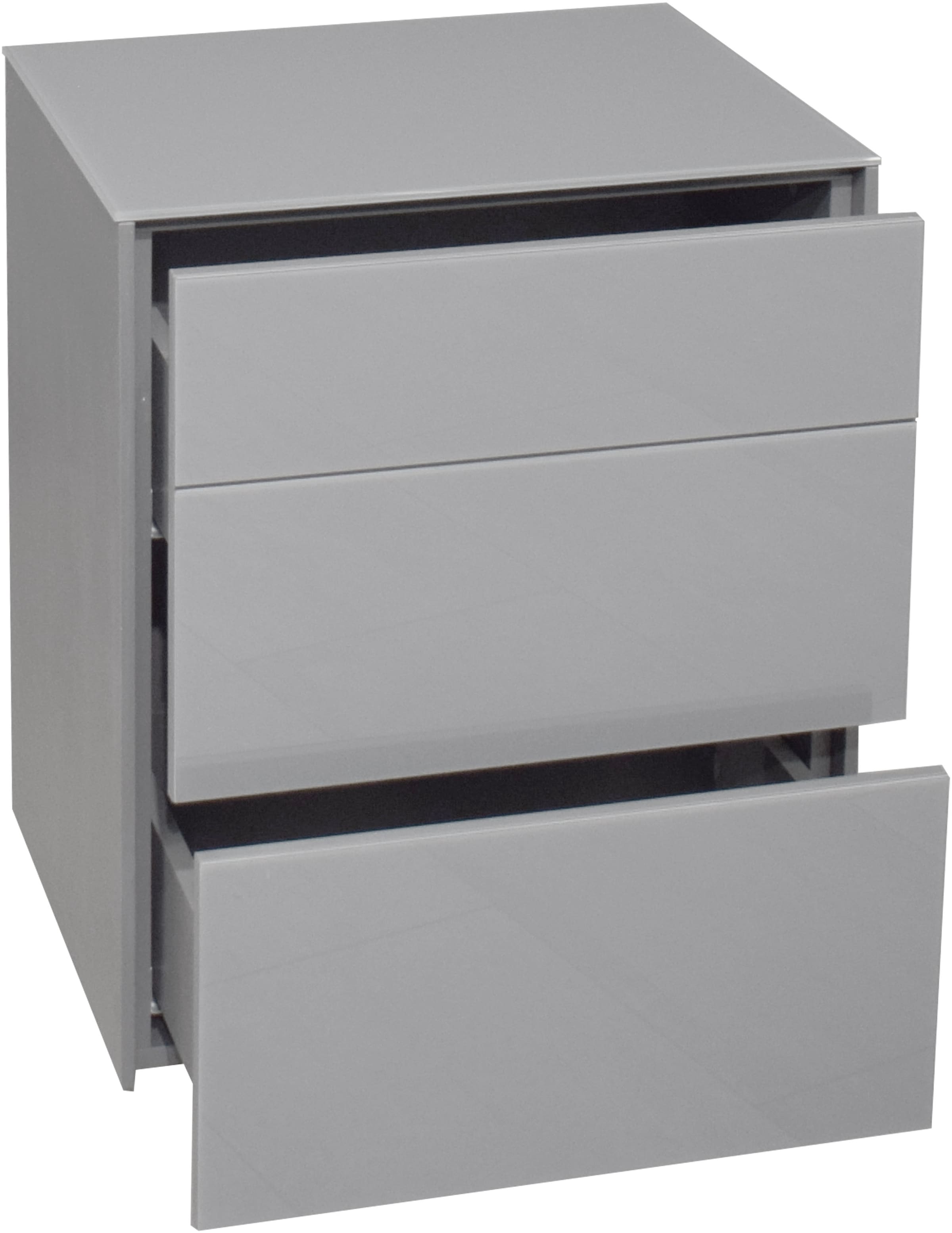 Mäusbacher Kommode »Imola TOPSELLER!«, Mäusbacher Kommode, mit Glasfront und Glasoberplatte, 2 Schubladen