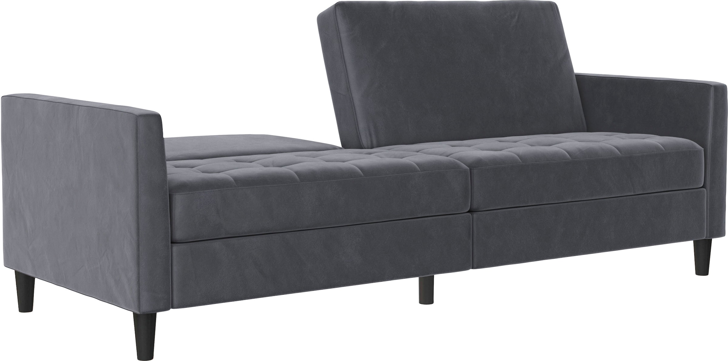 Dorel Home 3-Sitzer »Presley«, Sofa mit Bett-Funktion und verstellbarer Rückenlehne