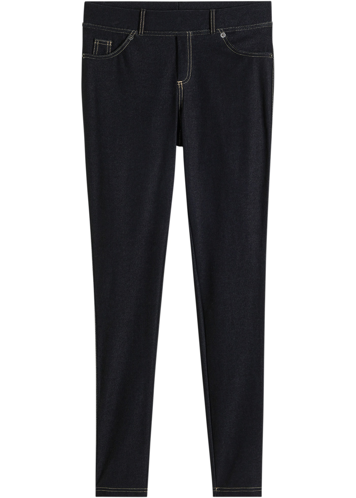 bonprix Leggings  Leggings in Jeansoptik aus Baumwoll-Mix