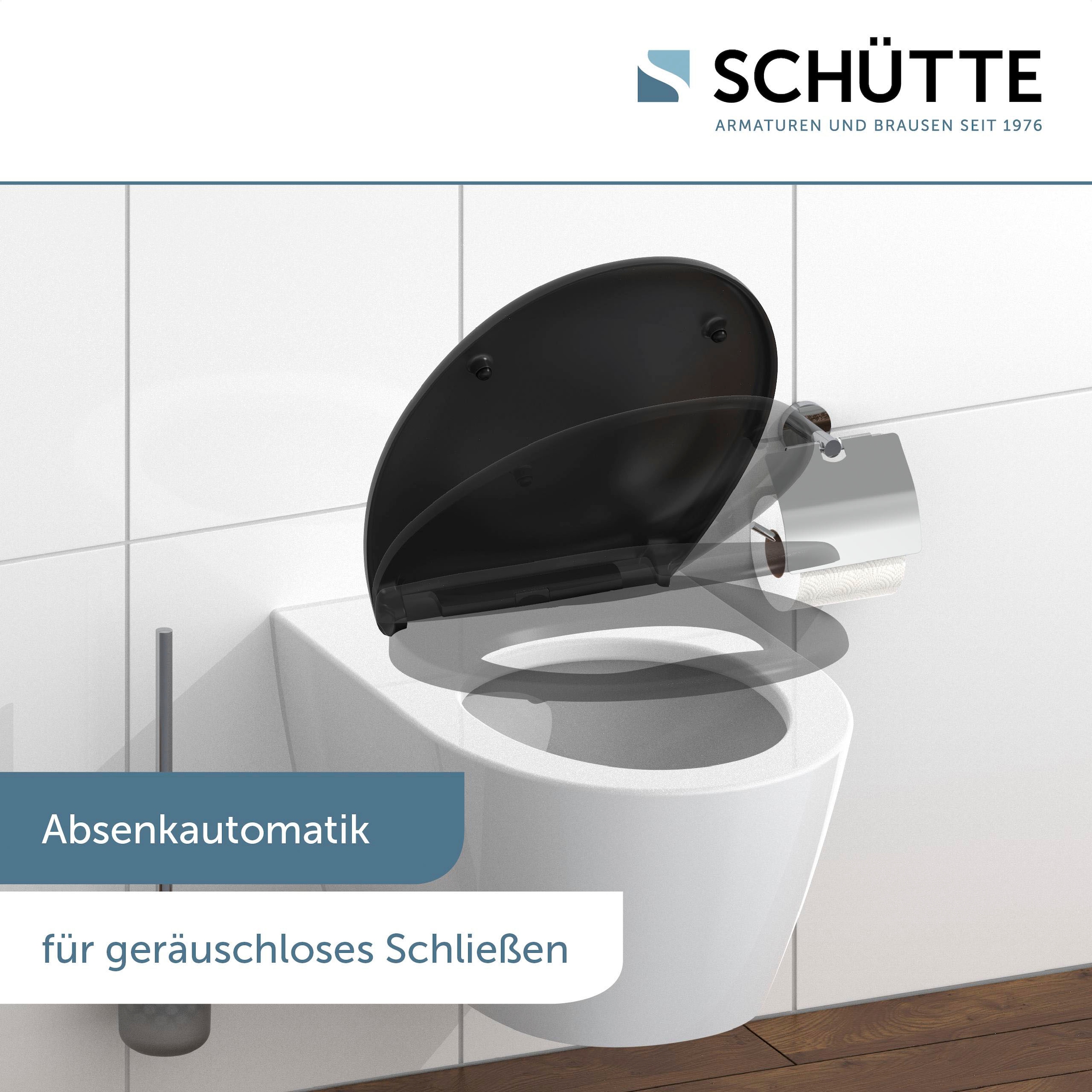 Schütte WC-Sitz, Absenkautomatik, bei online OTTO Schnellverschluss