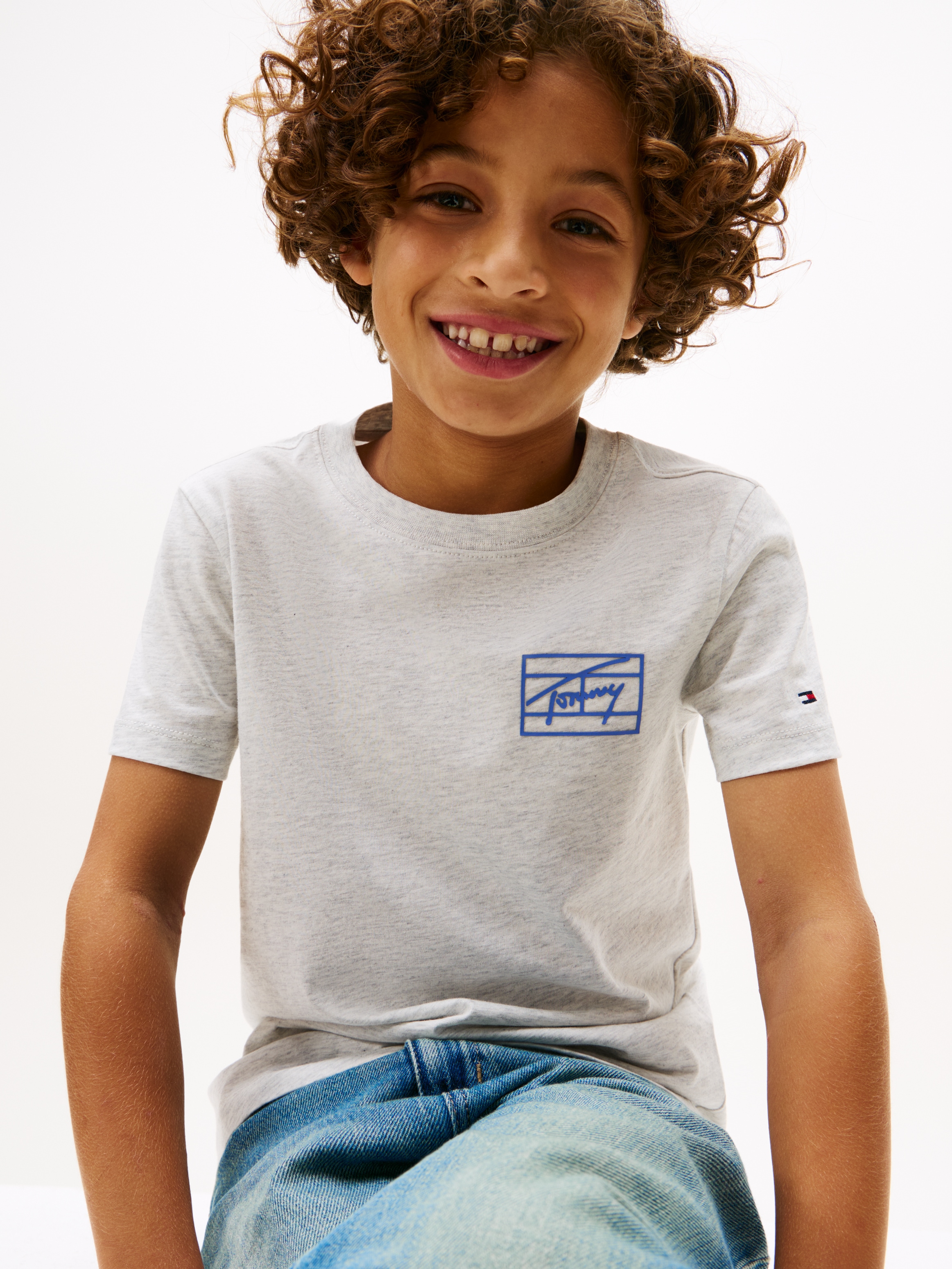 Tommy Hilfiger T-Shirt »VARSITY PRINT TEE SS«, Kinder bis 16 Jahre