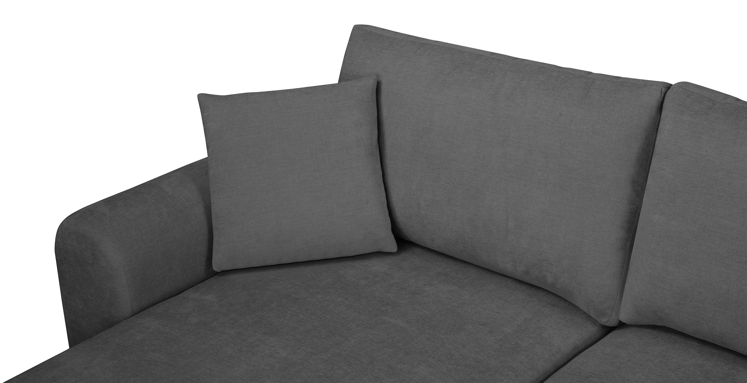 OTTO home Ecksofa »JONAA, 241cm, L-Form, Schlafsofa, Boxspringfederung, Cord u. Struktur« 133/200cm, Recamiere links/rechts, Bettkasten, Cord u. Struktur