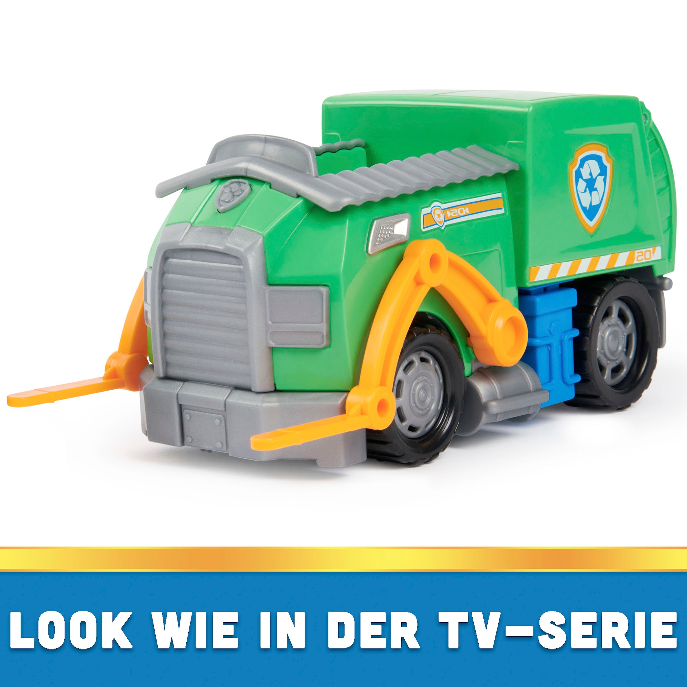 Spin Master Spielzeug-Auto »Paw Patrol - Sust. Basic Vehicle Rocky«, zum Teil aus recycelten Material