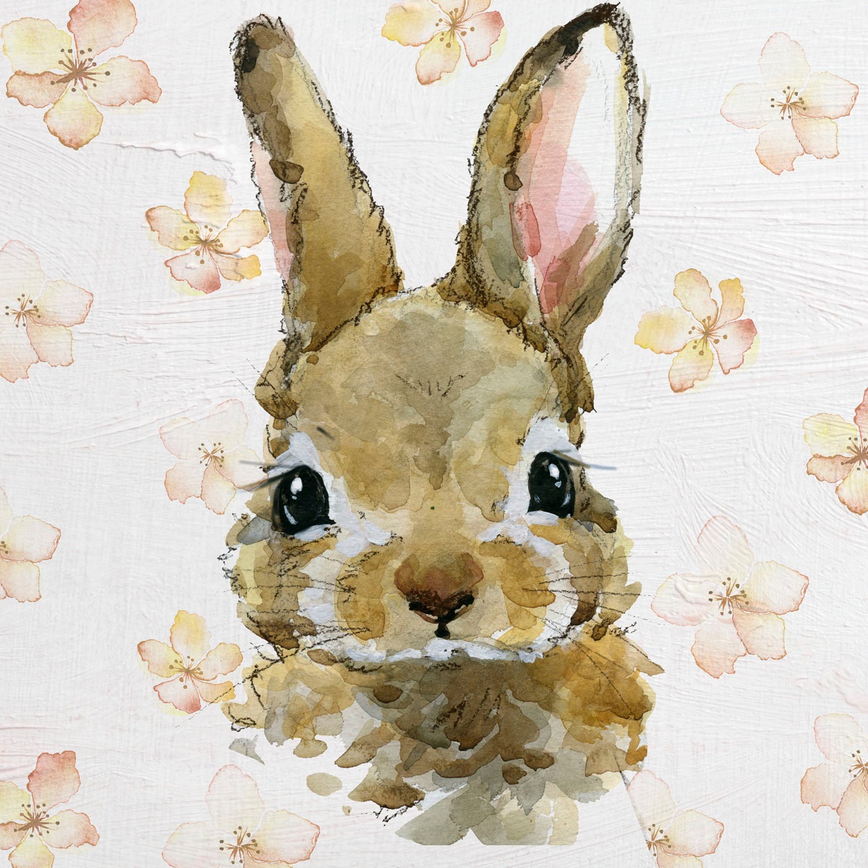 queence Leinwandbild »Addax«, Hase-Hasen, (1 St.), Premium-Leinwandstoff, Handarbeit aus Deutschland