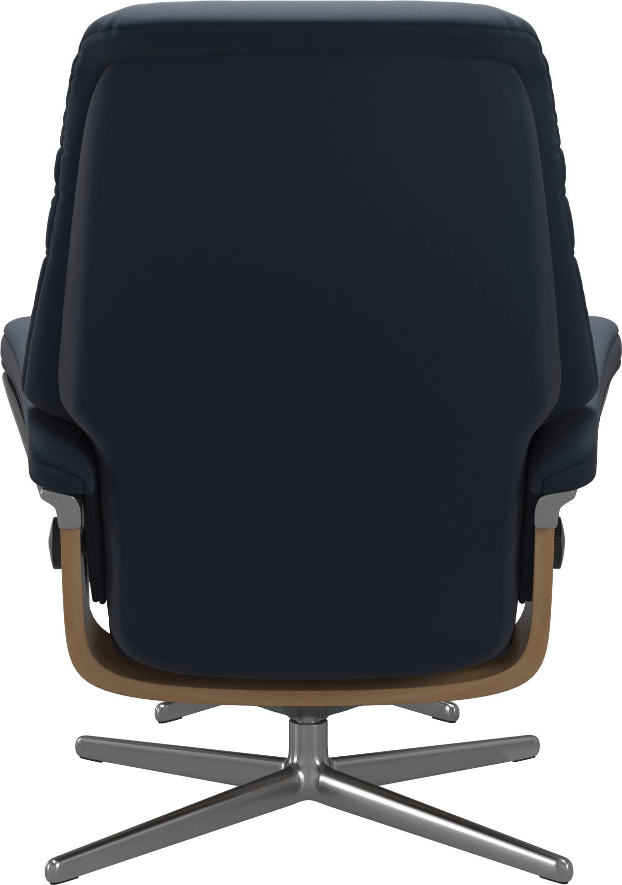 Stressless® Relaxsessel »Sunrise« Set, Relaxsessel mit Hocker,  mit Hocker, mit Cross Base, Größe S, M & L, Holzakzent Eiche