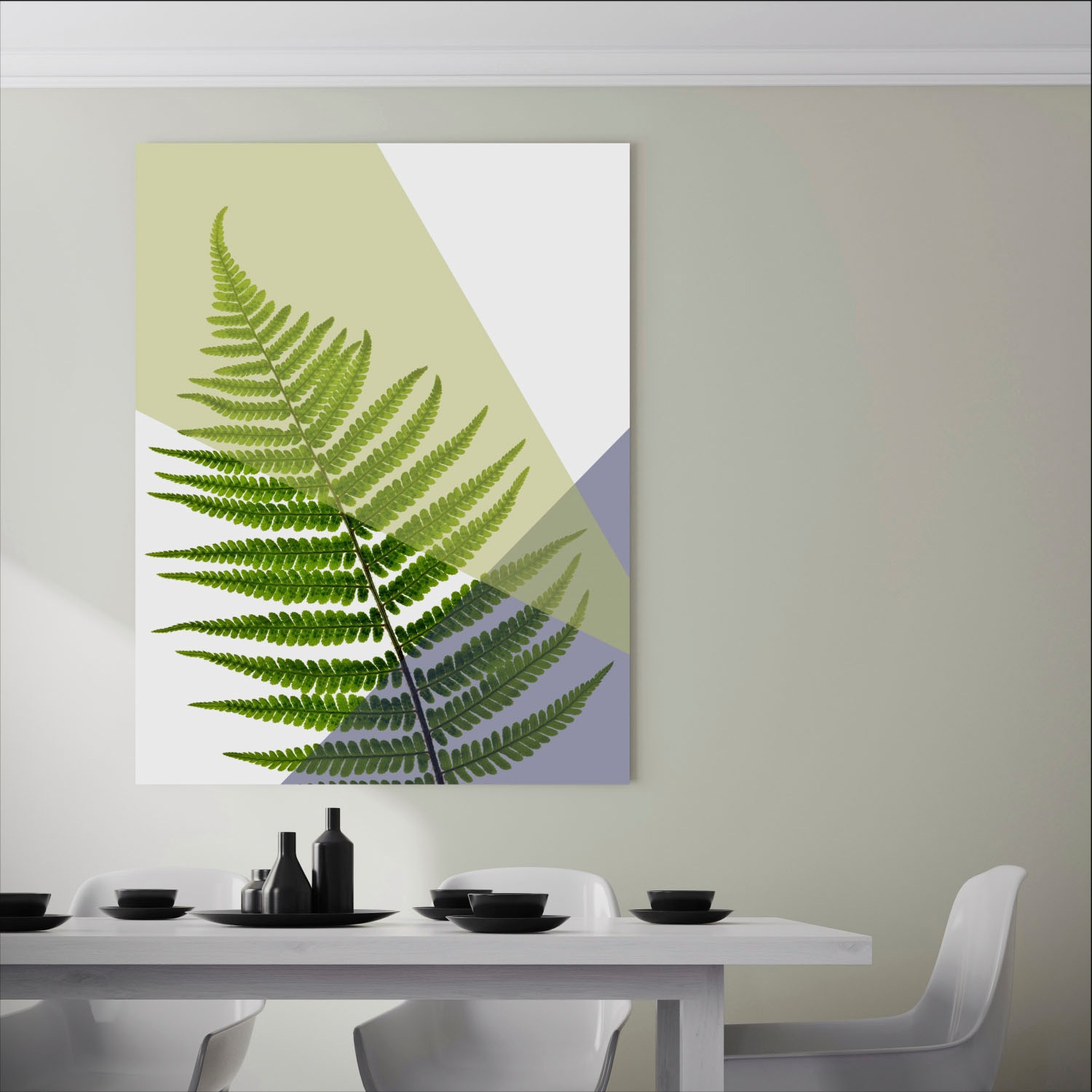 queence Acrylglasbild »Blätter« Blätter | Blätterbilder | Kunst | Pflanzen | Pflanzenbilder Fine Art-Print in Galeriequalität