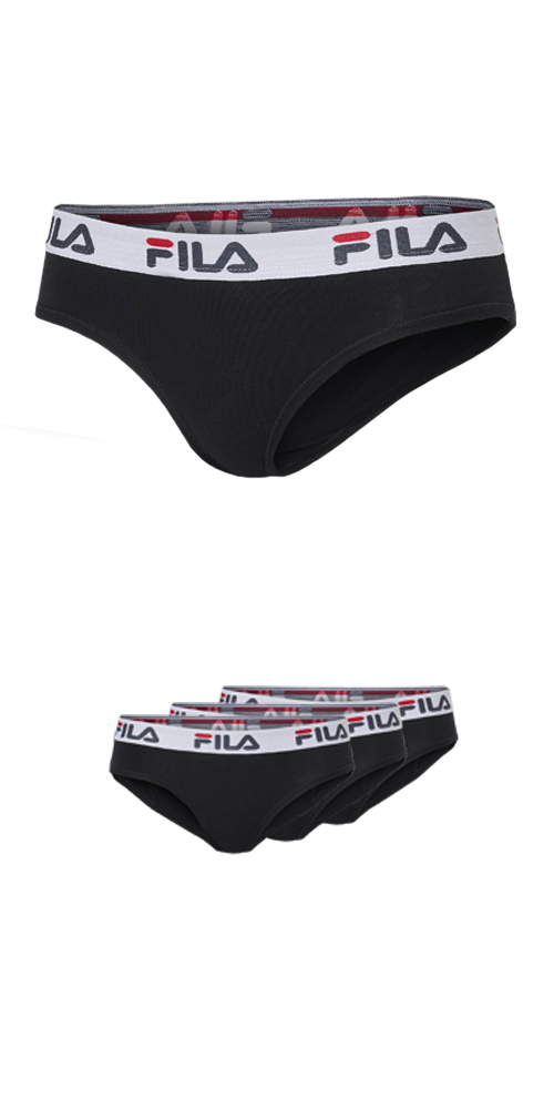 Fila Slip »WOMAN BRIEF«, (3er Pack), mit elastischem Logobund