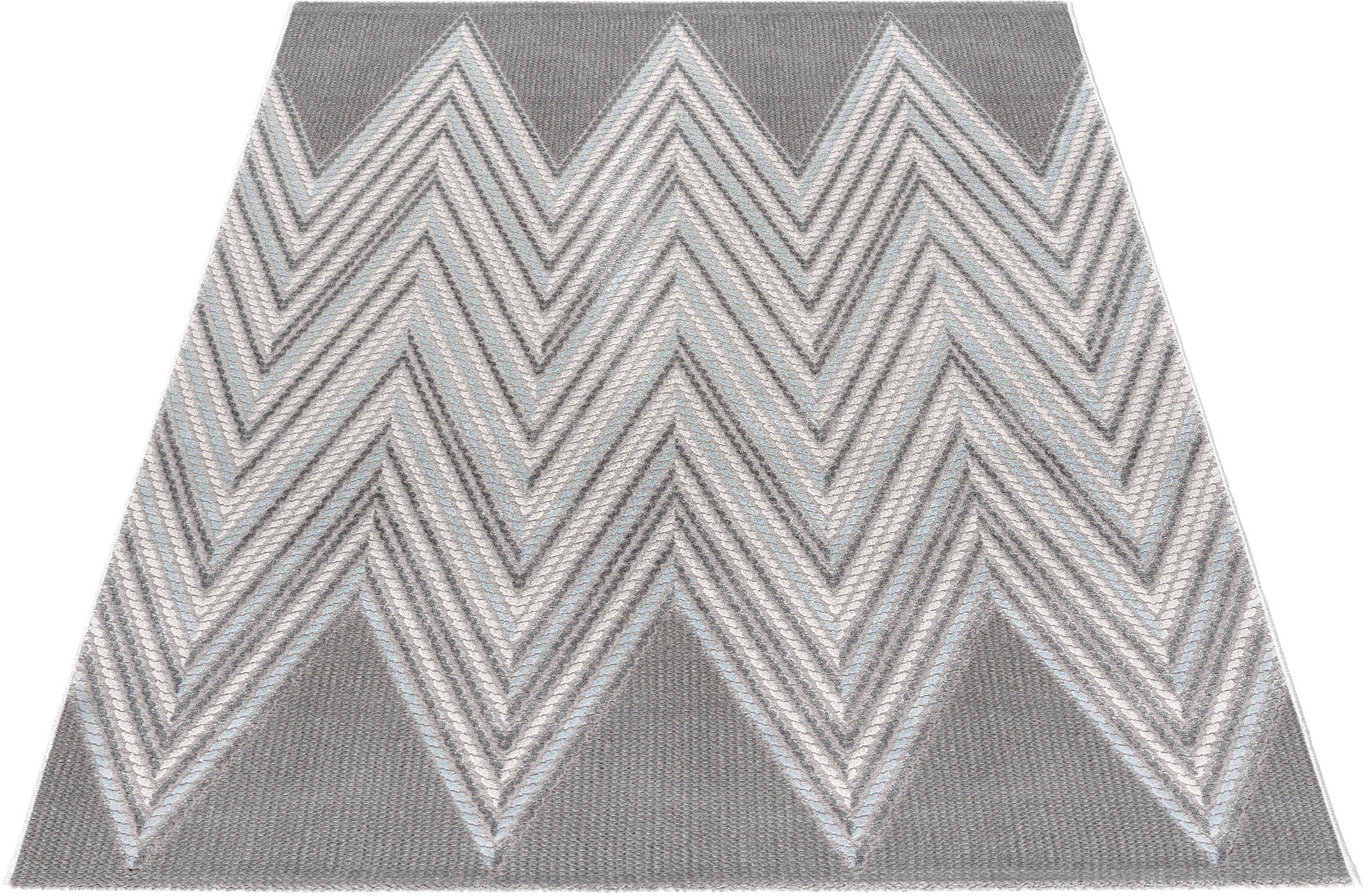 Sehrazat Teppich »Luxury 6500«, rechteckig, 13 mm Höhe, Wohnzimmer, Kurzflor, Hoch Tief Struktur