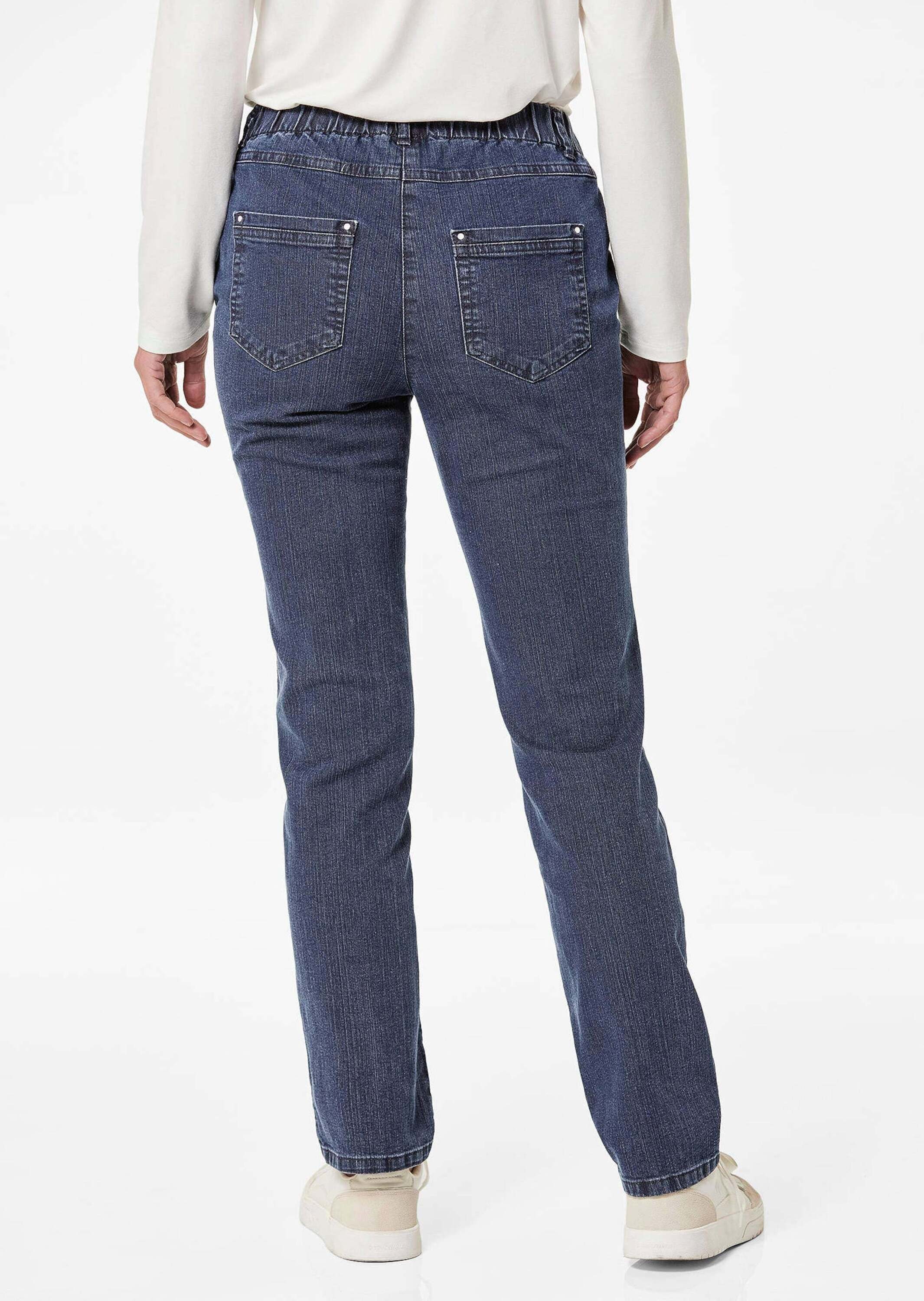 GOLDNER Regular-fit-Jeans »Jeansschlupfhose LOUISA Klassische Jeansschlupfhose LOUISA«