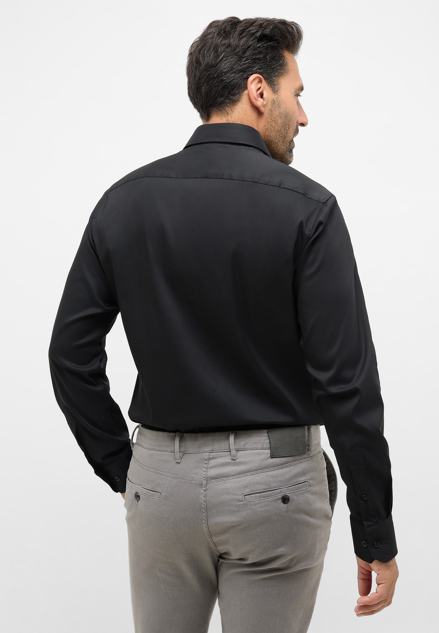 Eterna Langarmhemd »MODERN FIT« EASY IRON (bügelleicht)
