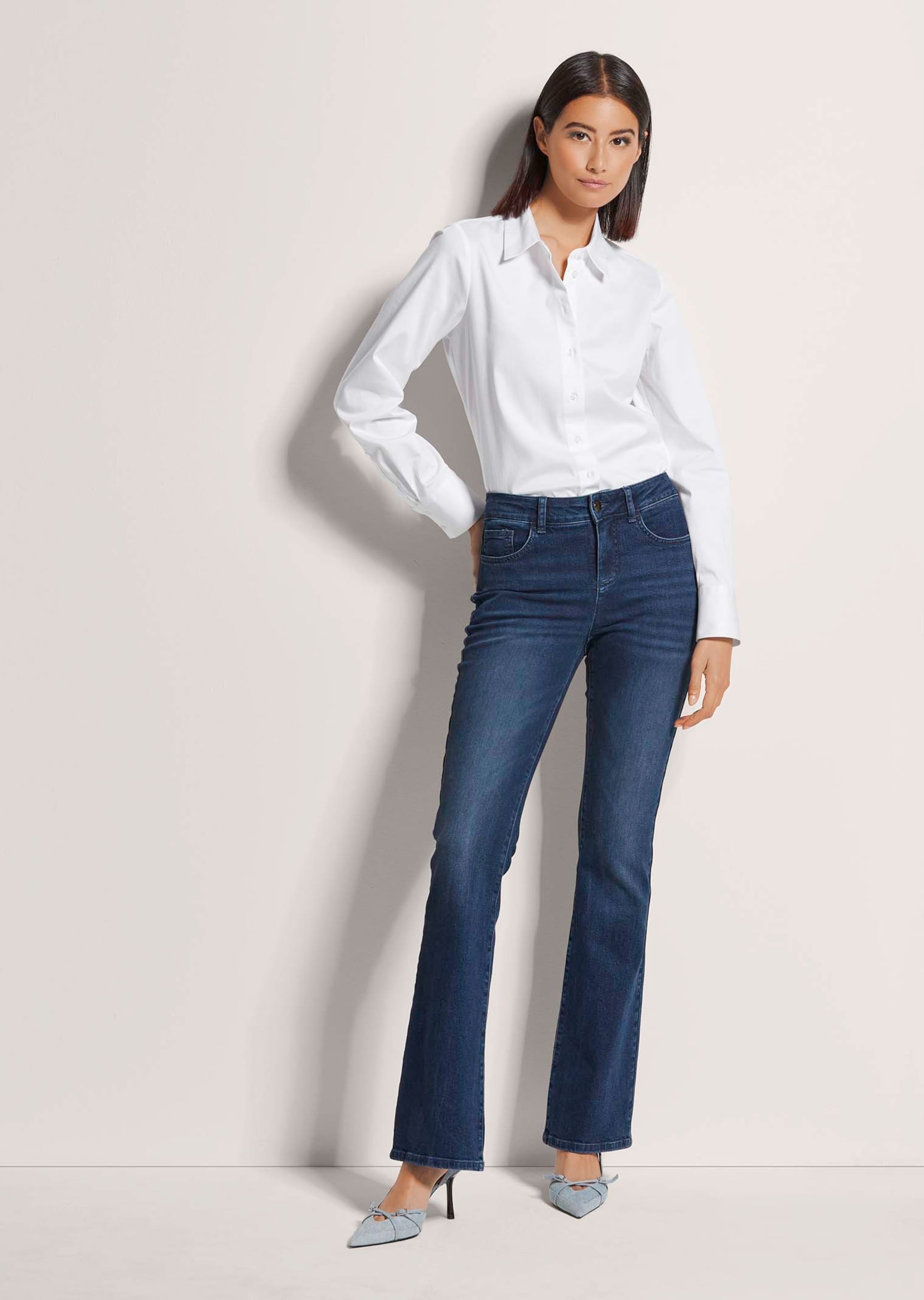 MADELEINE Regular-fit-Jeans »Schlaghose Five-Pocket-Jeans im Bootcut-Style«