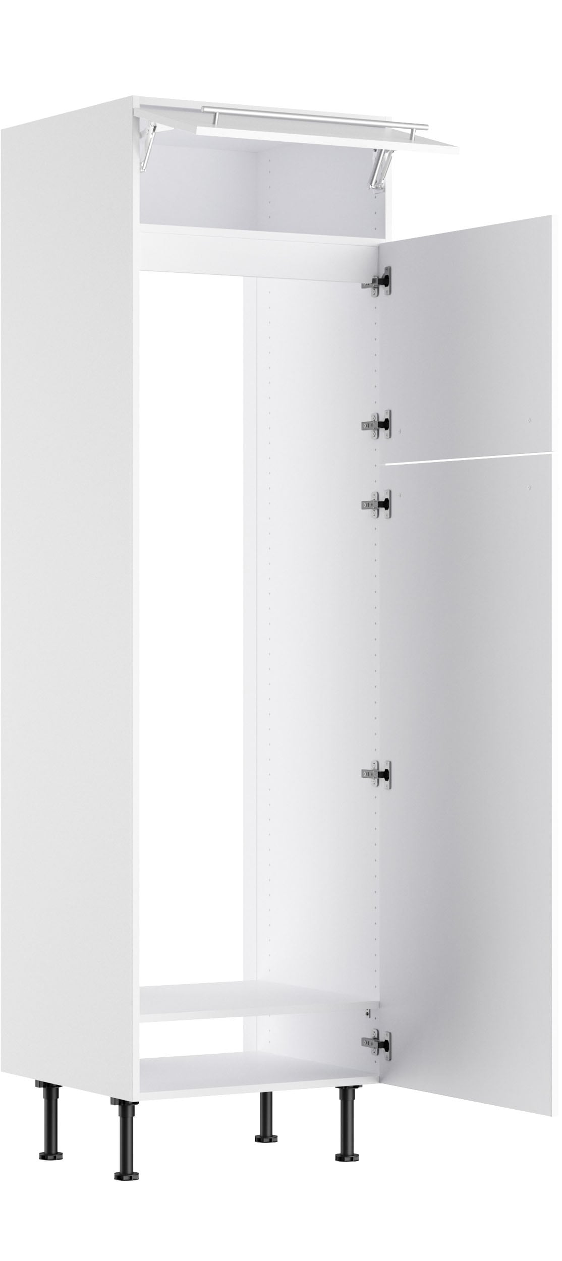KOCHSTATION Kühlumbauschrank »KS-Bern2«, Breite 60 cm, Höhe 211,8 cm, 1 Klappe, 2Türen