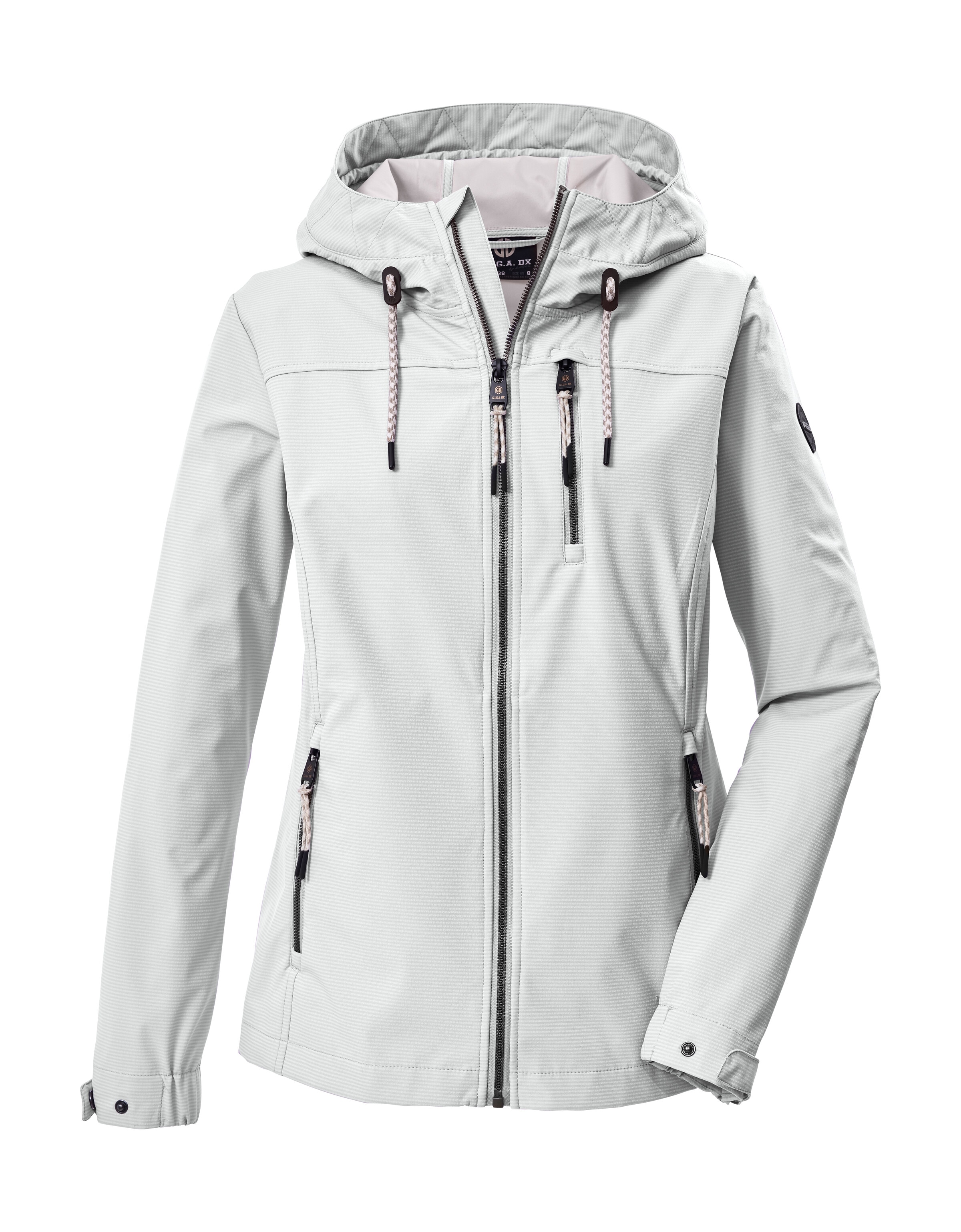 G.I.G.A. DX by killtec Softshelljacke »GS 111 WMN SFTSHLL JCKT« Atmungsaktive, wasserabweisende Damenjacke mit verstellbarer Kapuze