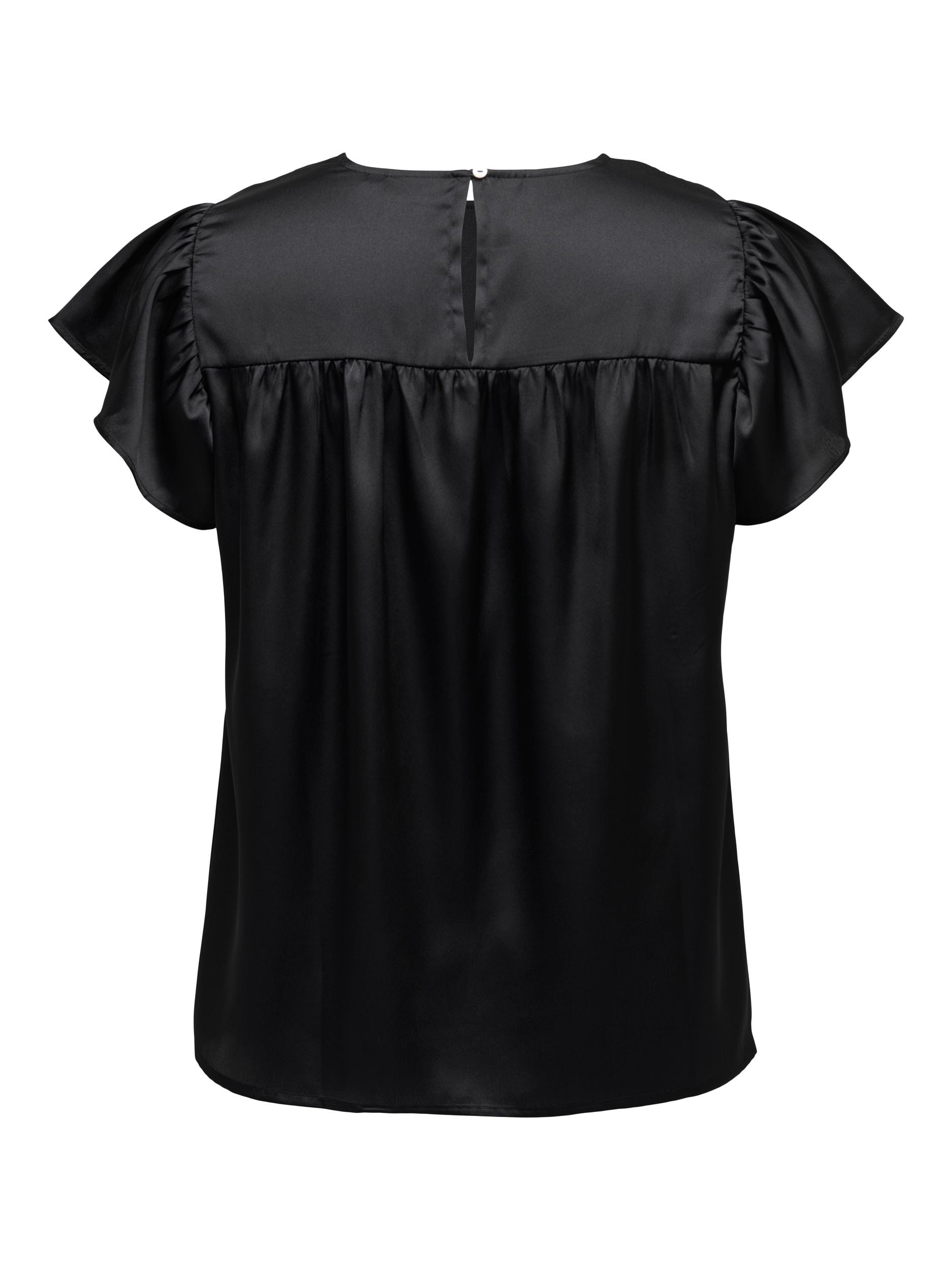 ONLY CARMAKOMA Shirtbluse »CARHANNABELL SS TOP WVN BF«