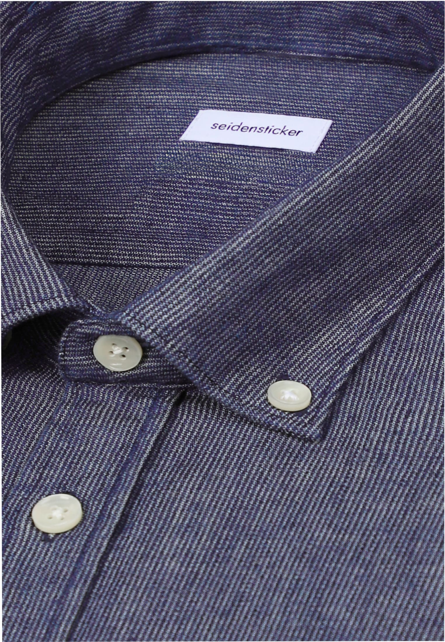 seidensticker Regular 1/1 Button-Down-Kragen Gestreift