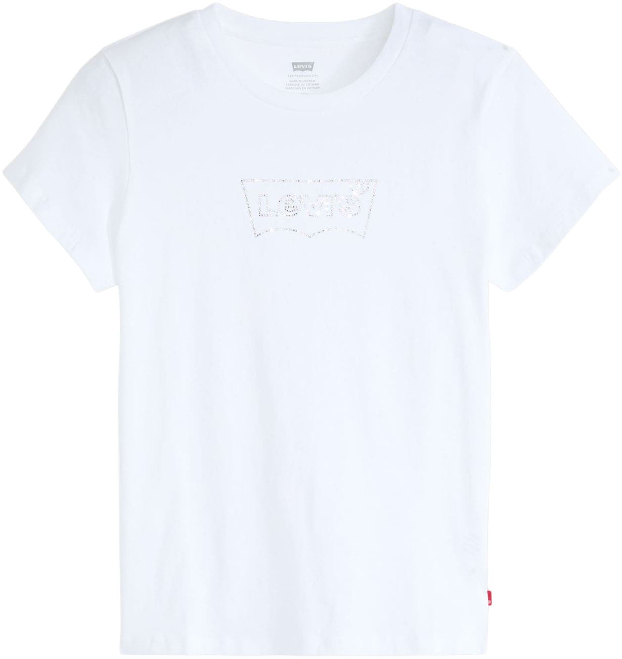 Levi's® Rundhalsshirt »THE PERFECT TEE«, mit Logo im Metallic-Holo Print