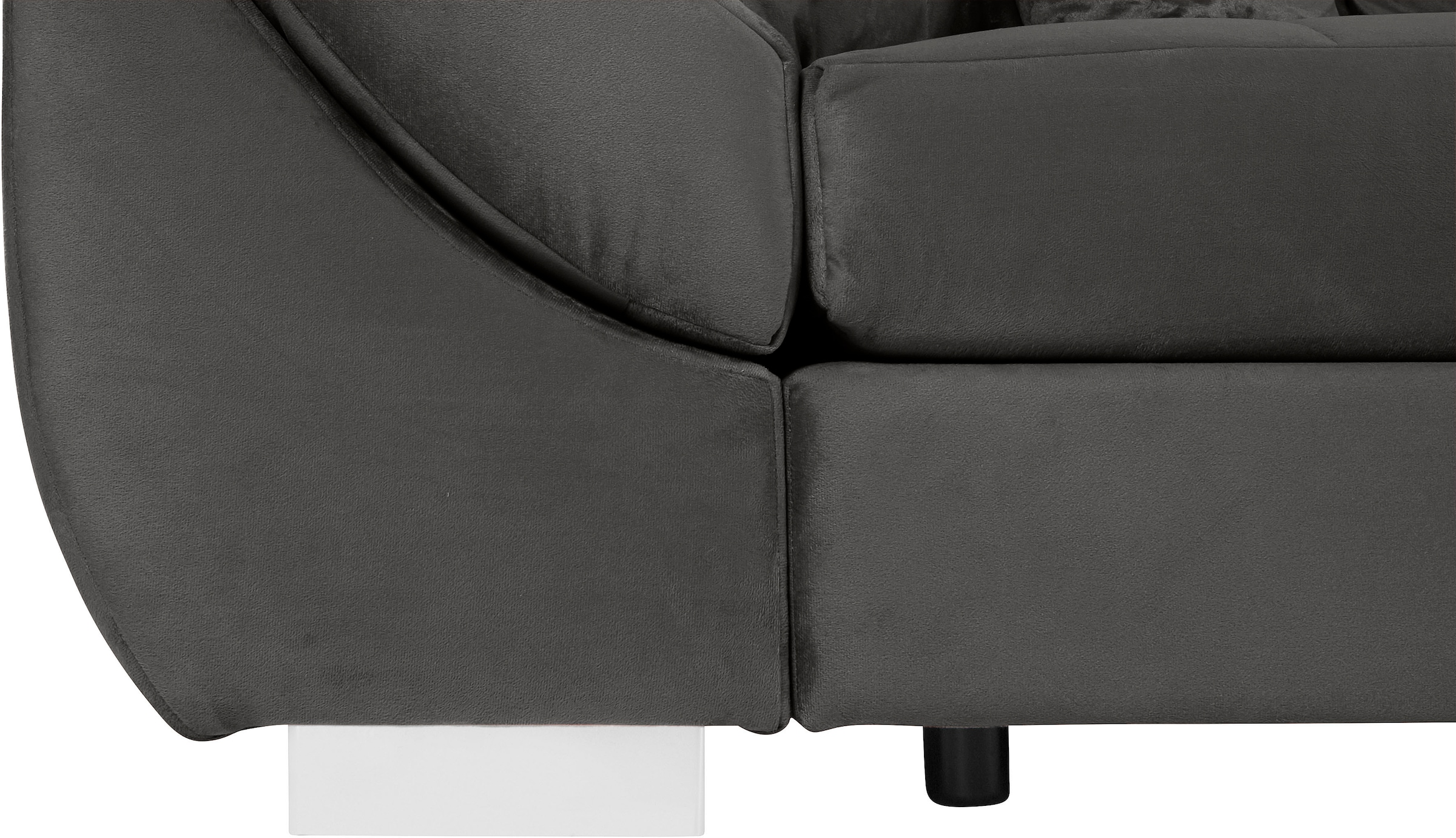 INOSIGN Big-Sofa »Rom«, Steppung im Sitzbereich, Federkern-Polsterung