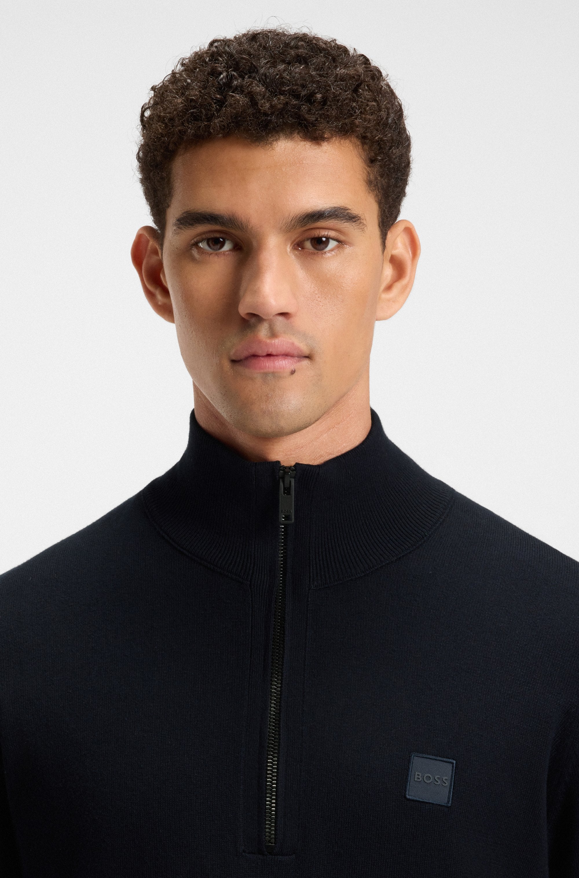 BOSS ORANGE Rollkragenpullover »Kanobix« mit Ton-in-Ton Logo