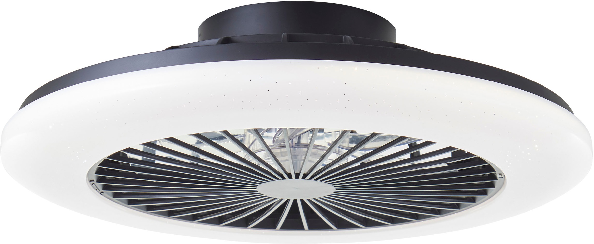 Brilliant LED Deckenleuchte »Salerno« 1 Stk. RGB | warmweiß - kaltweiß Ventilator, 49 cm, digitales RGB, CCT, 4700 lm, dimmbar, 3000-6500 K