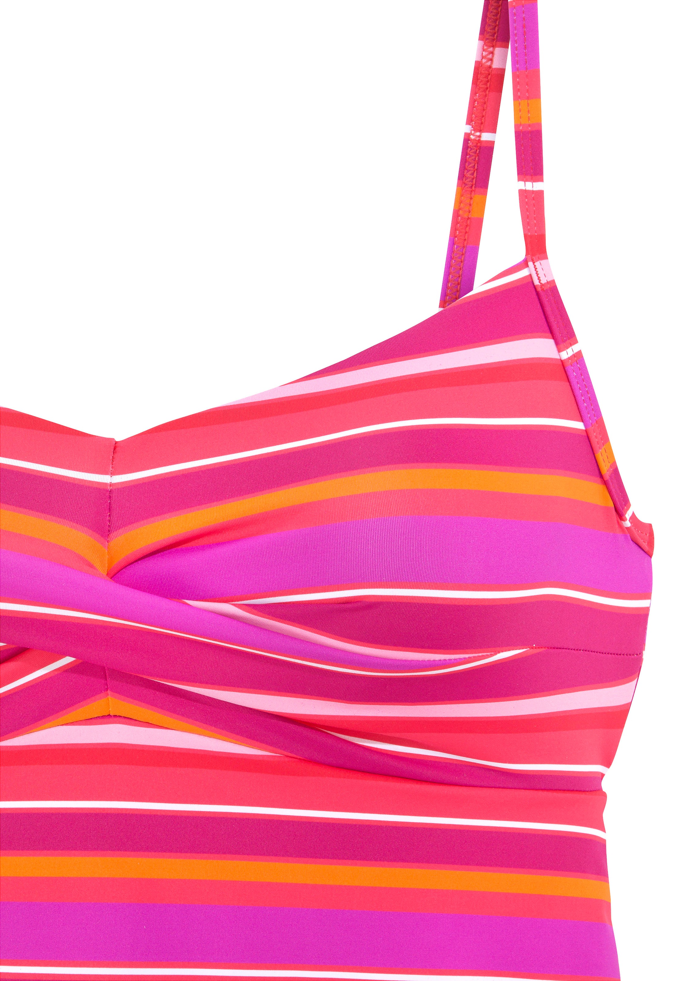 s.Oliver Bügel-Tankini-Top »Fun«, im trendigen Streifen-Design