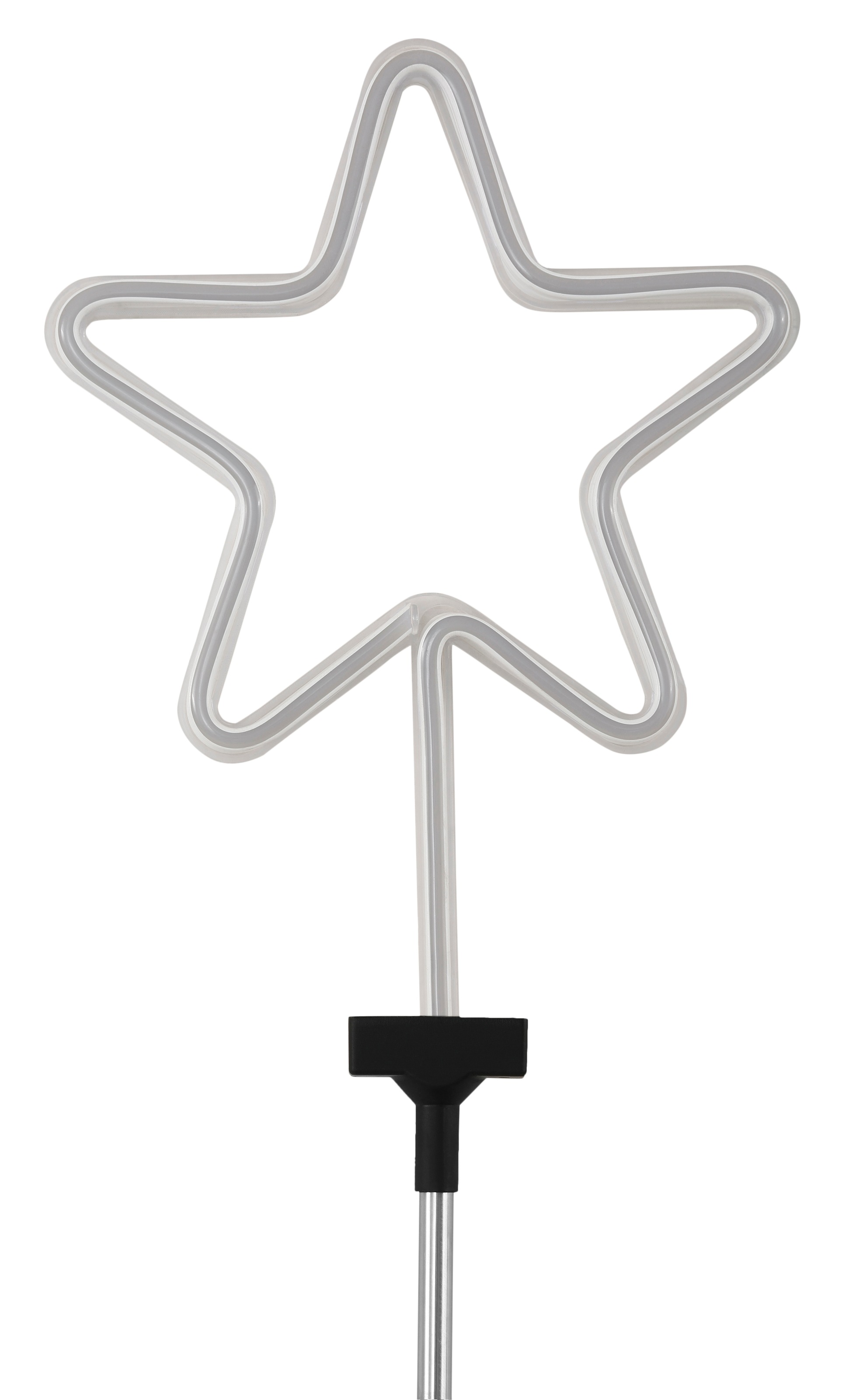 BONETTI Gartenstecker »Stern«, LED Neon Stab für den Garten