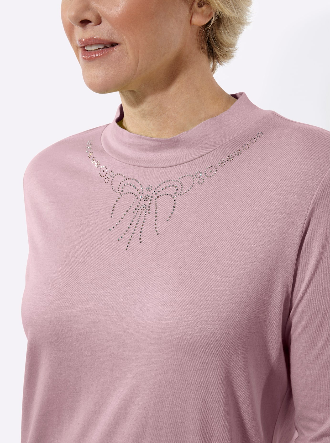 Classic Langarmshirt »Stehkragen-Shirt« 1
