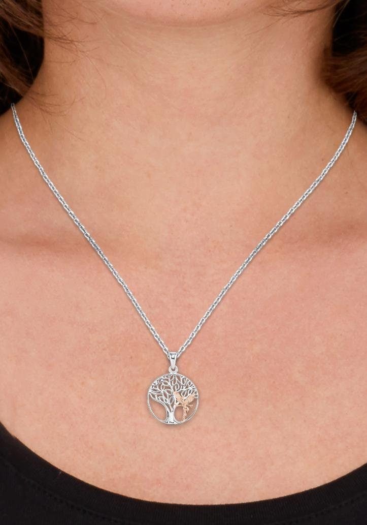 Amor Kette mit Anhänger »Baum des Lebens mit Fee, 2020560«