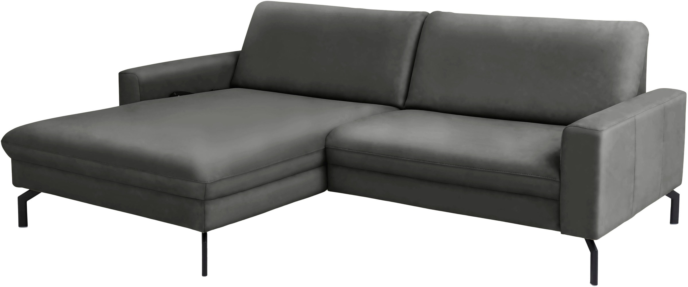 Die PlanBar Ecksofa »PN-EM20028 L-Form ohne Kopfstützen«, wahlweise mit motorischem Canape