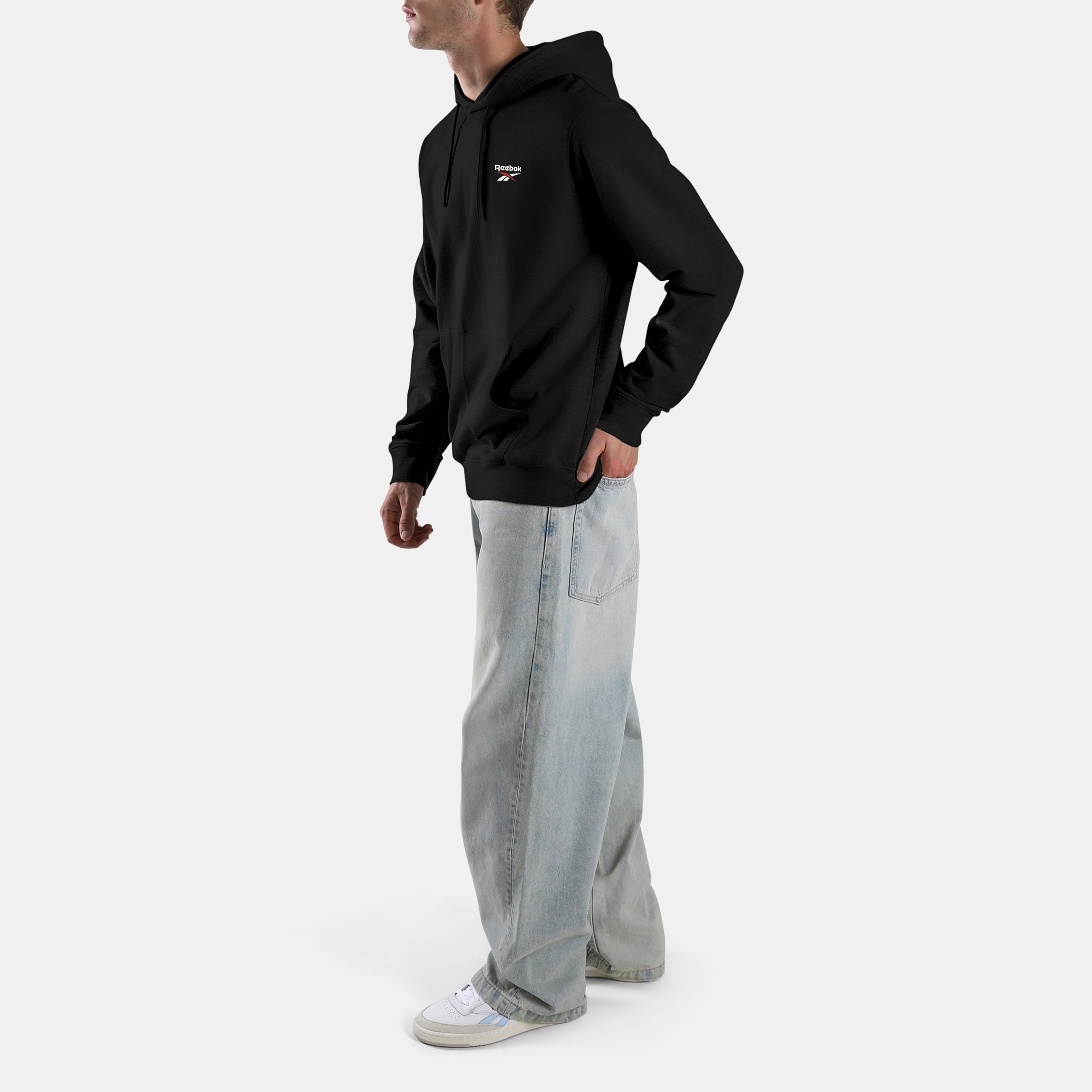 Reebok Kapuzensweatshirt »ID SMALL LOGO FRENCH TERRY HOODIE«, sportlicher Stil, für aktive Erwachsene
