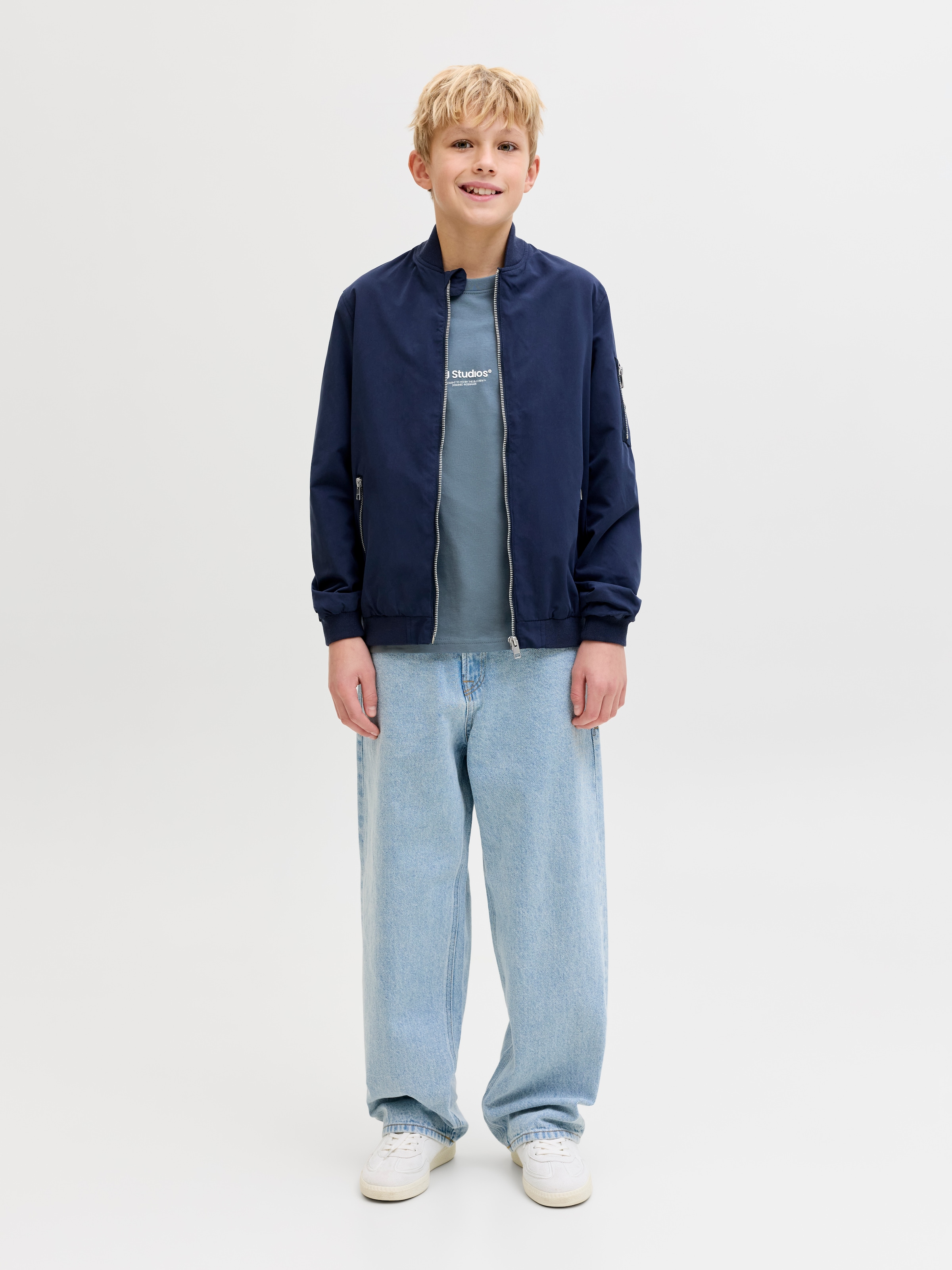 Jack & Jones Junior Rundhalsshirt »JJESOHO TEE SS CREW NECK NOOS JNR« Baumwolle, locker geschnitten