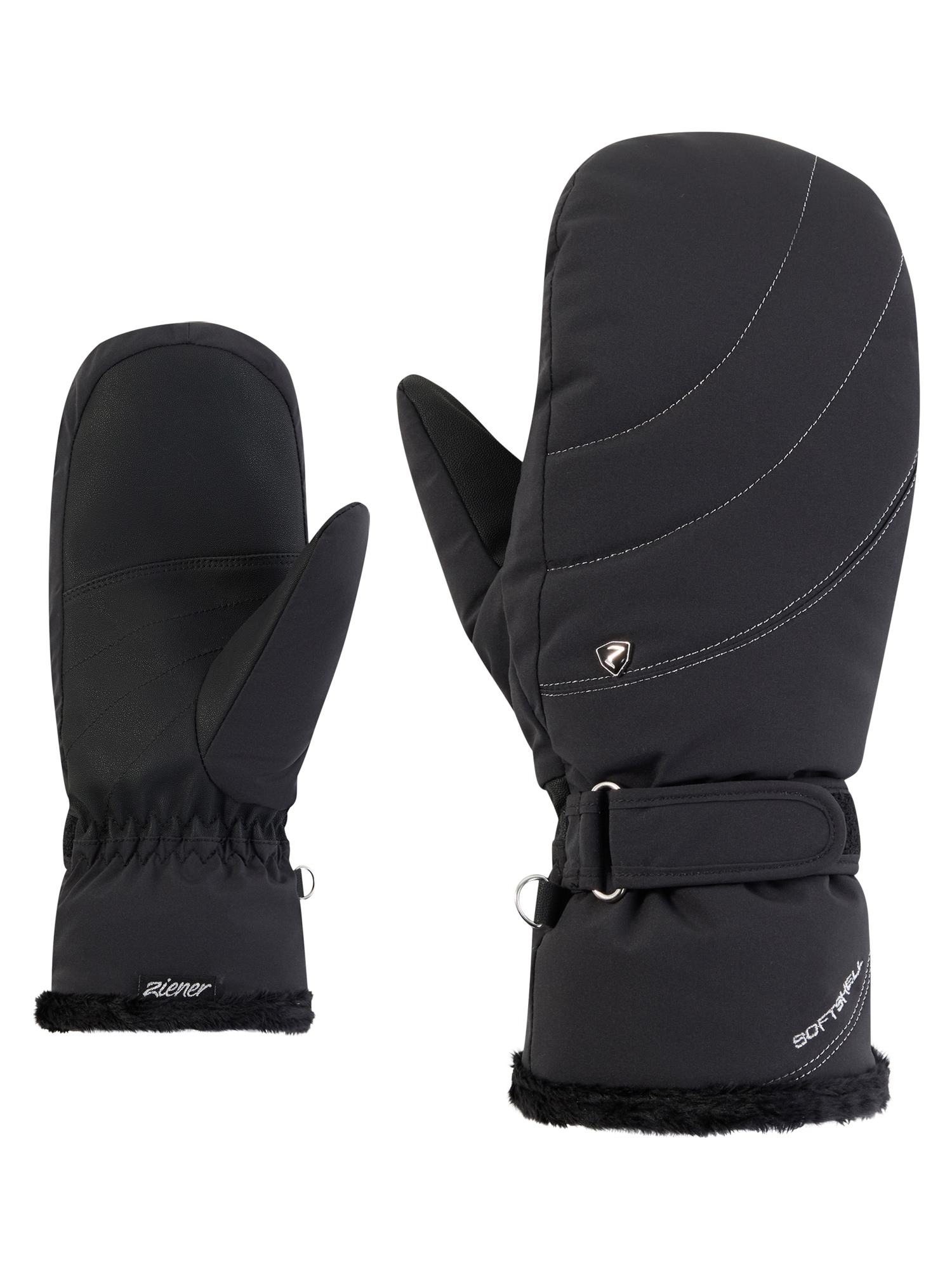 Ziener Fäustlinge »KEAKI-Z AQUASHIELD® PrimaLoft® DAMEN« wasserdicht, winddicht, atmungsaktiv, extra warm, Plüschfutter