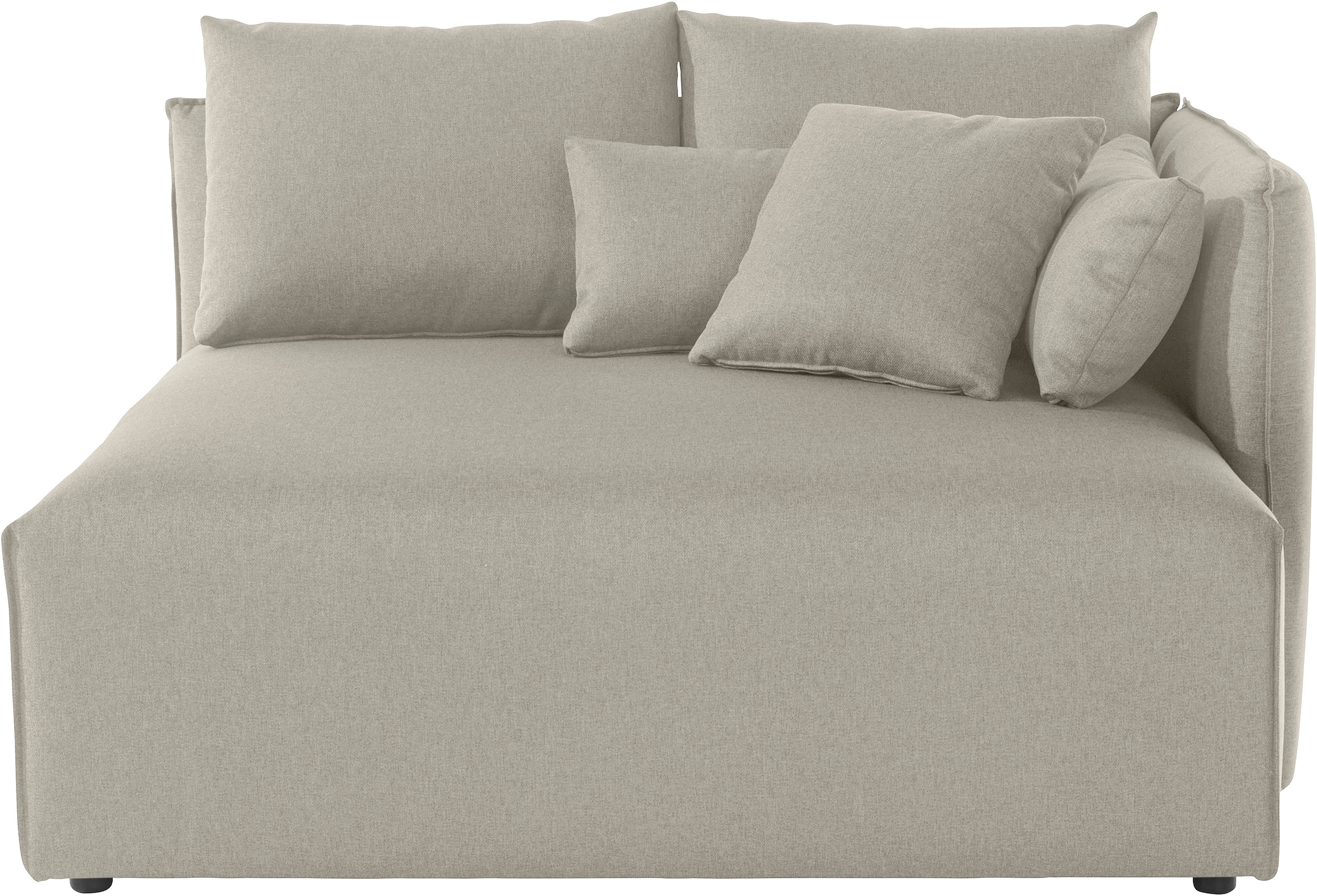 OTTO home Ottomane »Nöre« kurzes Lounge-Modul - zum Zusammenstellen, Breite 138 cm, Tiefe 128 cm