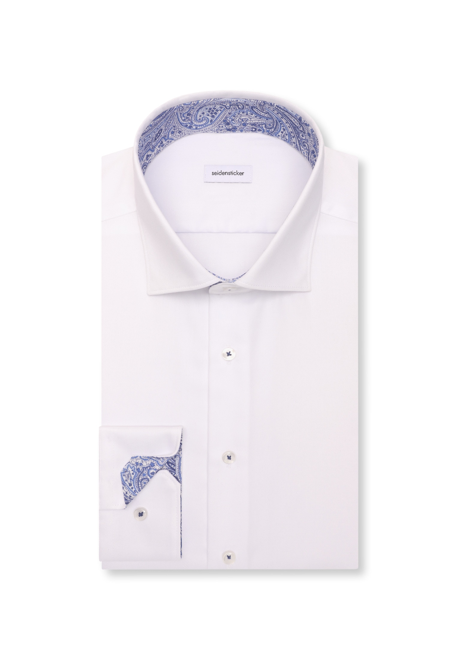 seidensticker Businesshemd »Schwarze Rose« Shaped 1/1 Kentkragen Uni