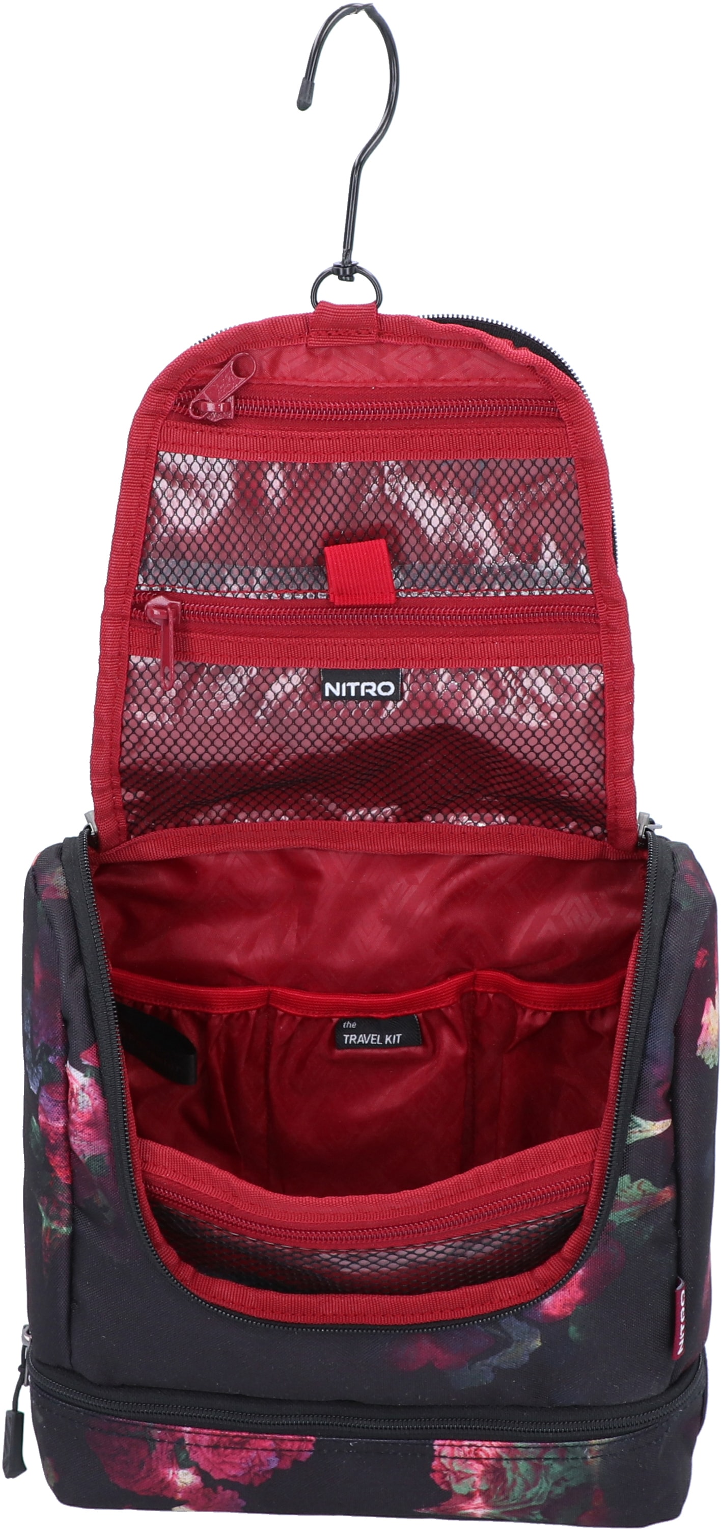 NITRO Kulturbeutel »Travel Kit«, Daypack, Streetpack im Retro-Look, Alltagsrucksack, Schulrucksack