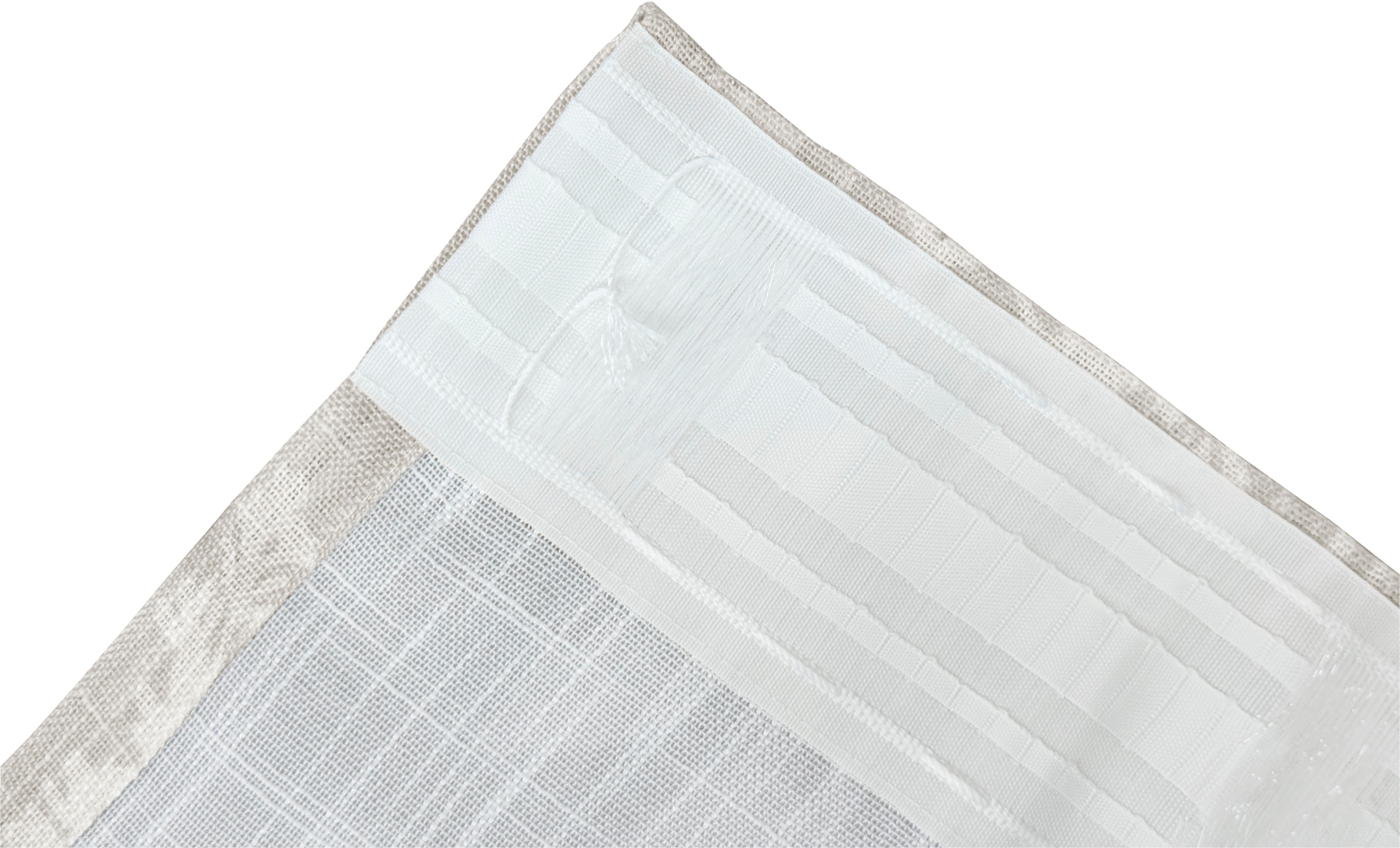 OTTO home Gardine »Linnah« Multifunktionsband 1 Stk. tlg. halbtransparent, strukturiert, Wohnzimmer, Schlafzimmer, Esszimmer,