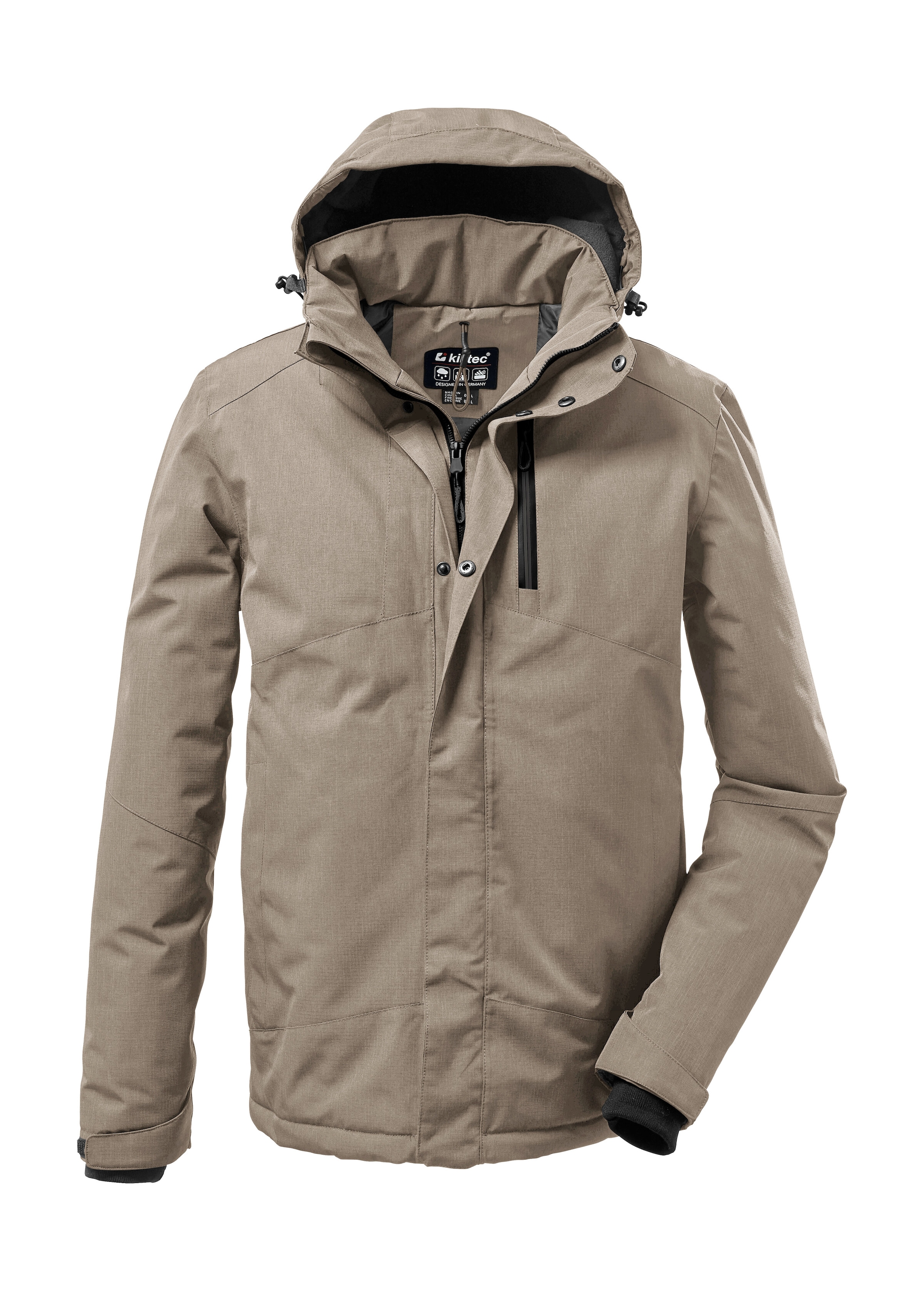 Killtec Outdoorjacke »KOW 161 MN JCKT« Wasser- und winddichte Funktionsjacke mit abnehmbarer Kapuze