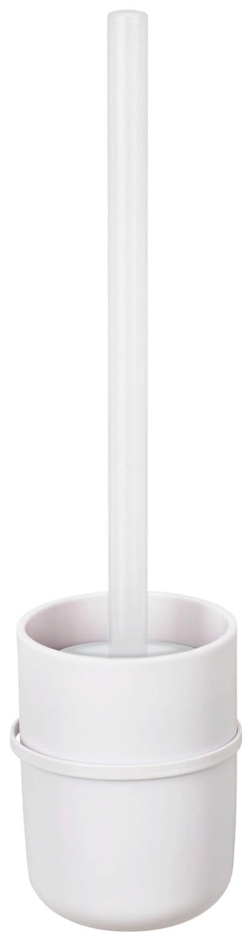 WENKO WC-Garnitur »Turbo-Loc® Carpino« aus Kunststoff | Metall weiß, Befestigen ohne Bohren