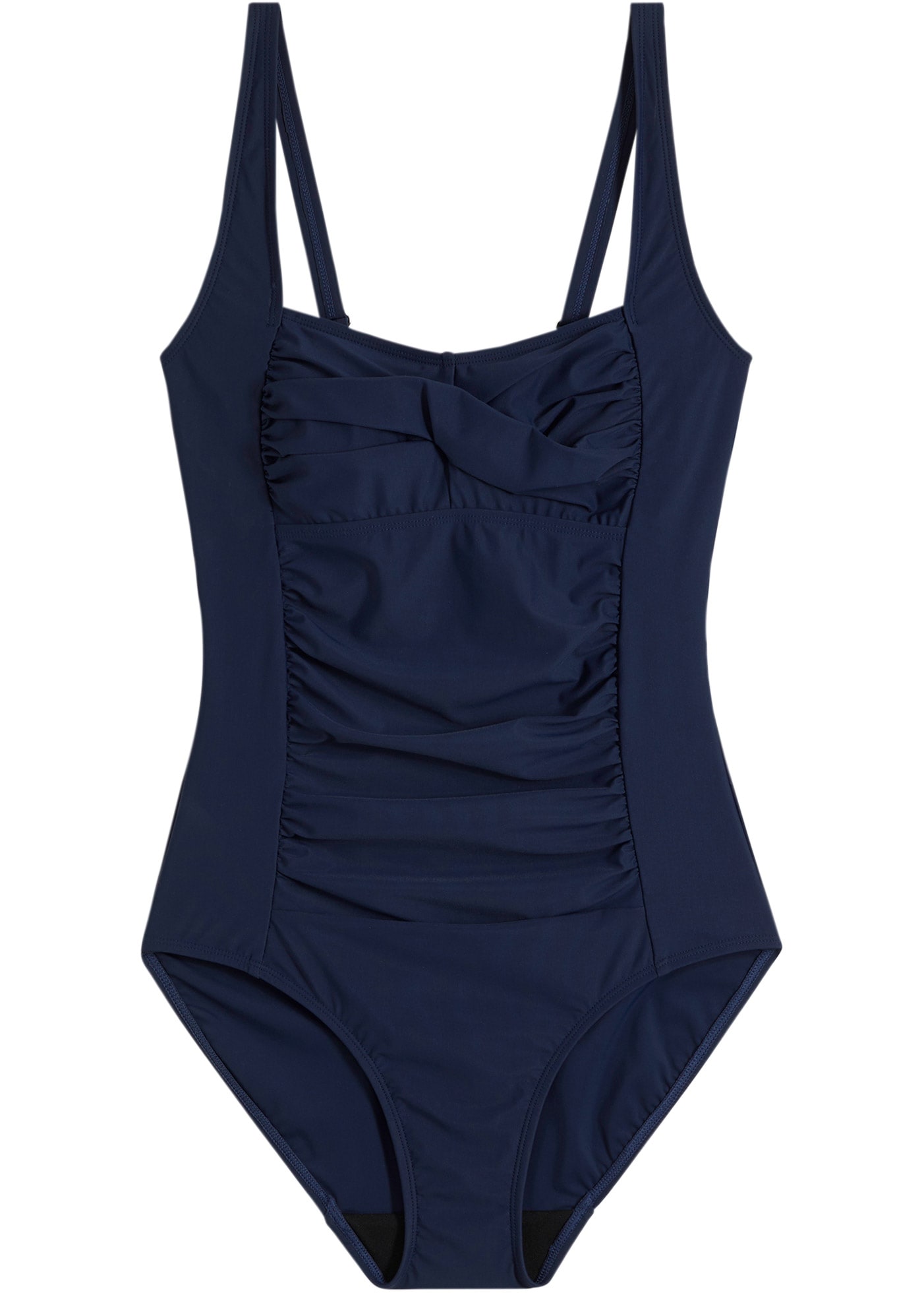 bonprix Badeanzug »Medium Shape-Badeanzug mit Wickeloptik« mit Wickeloptik, Medium Shape-Effekt, sportliche Passform