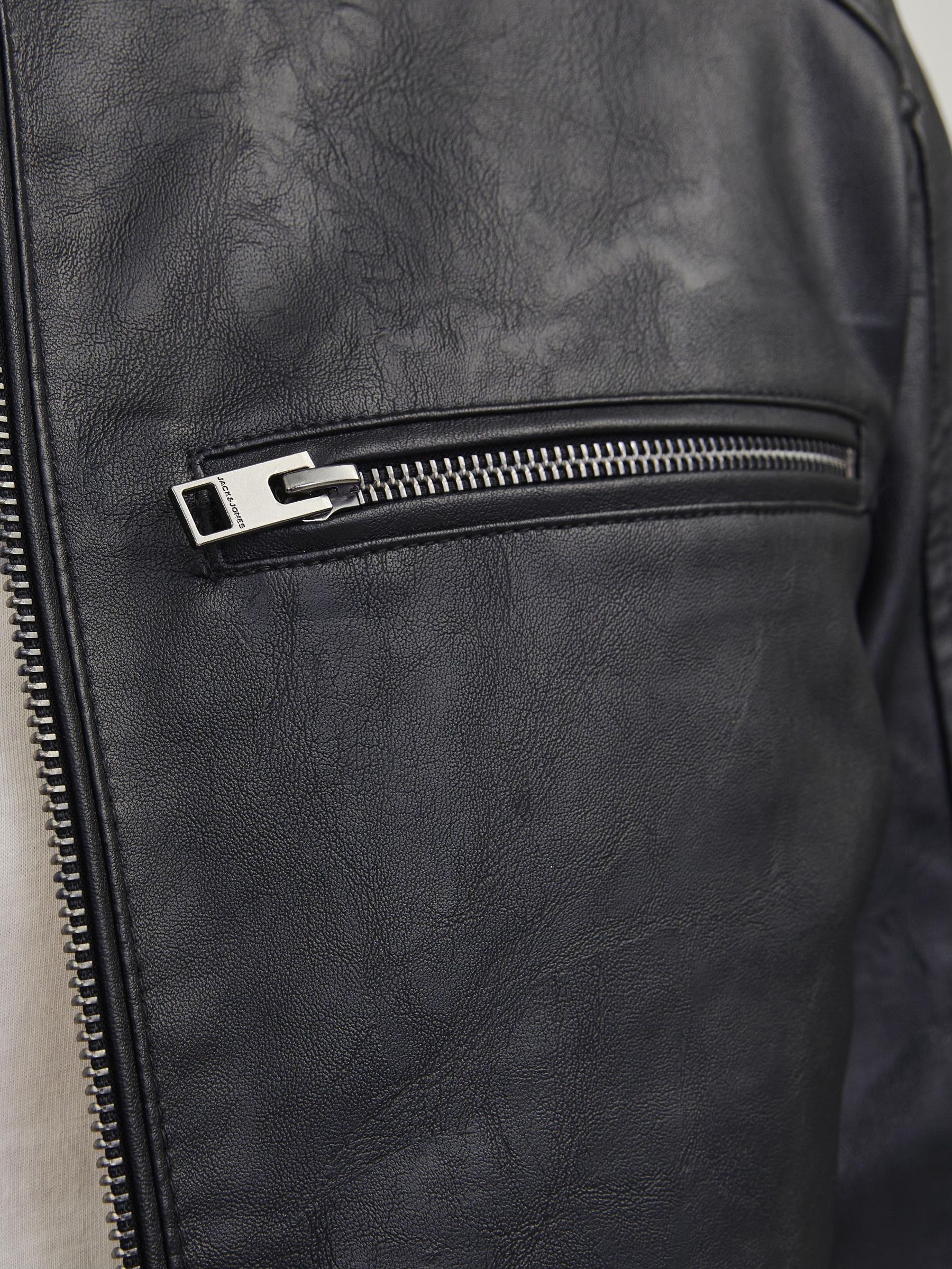 Jack & Jones Lederimitatjacke »JJEDYLAN PU BIKER JACKET NOOS«