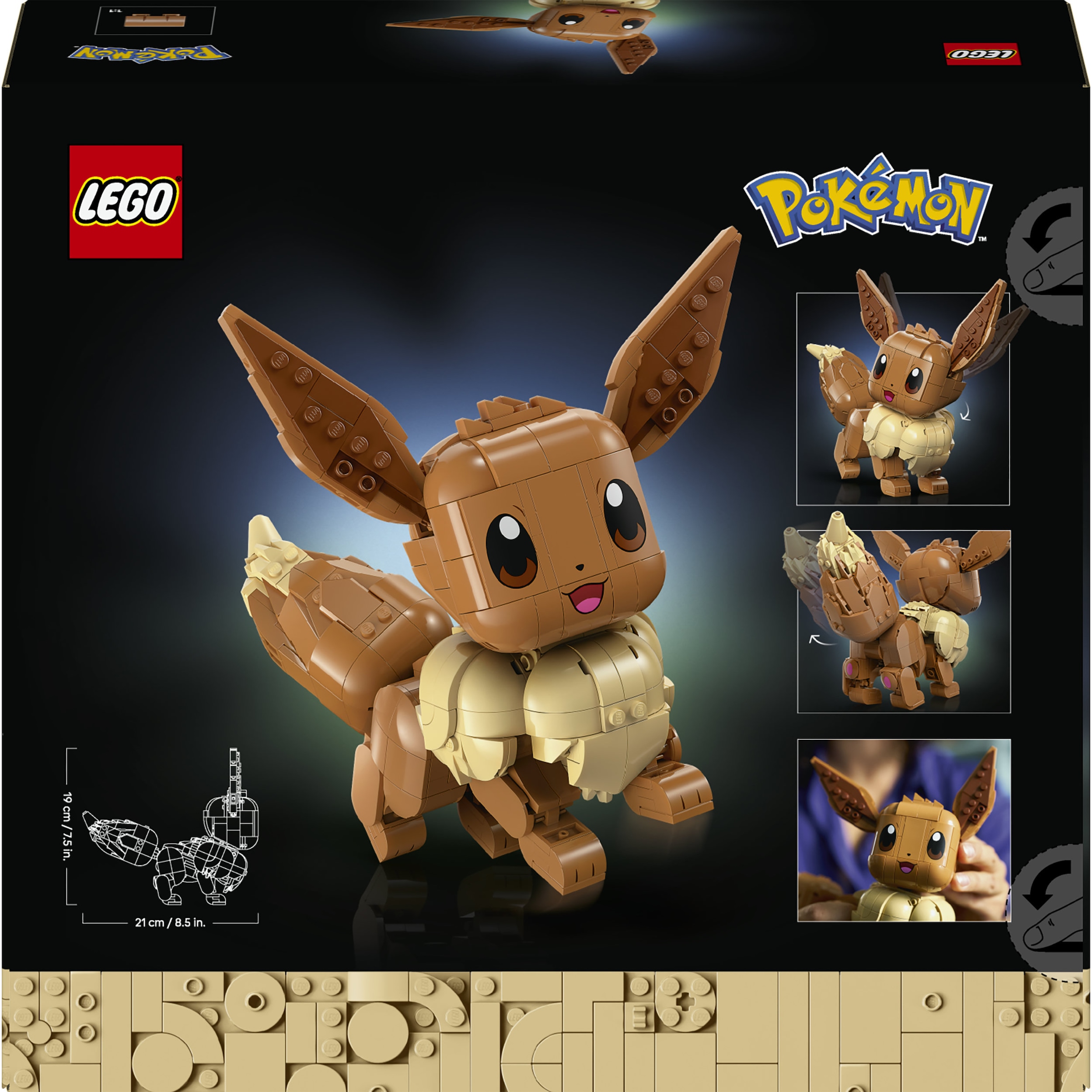 LEGO® Konstruktionsspielsteine »Evoli (72151), LEGO Pokémon«