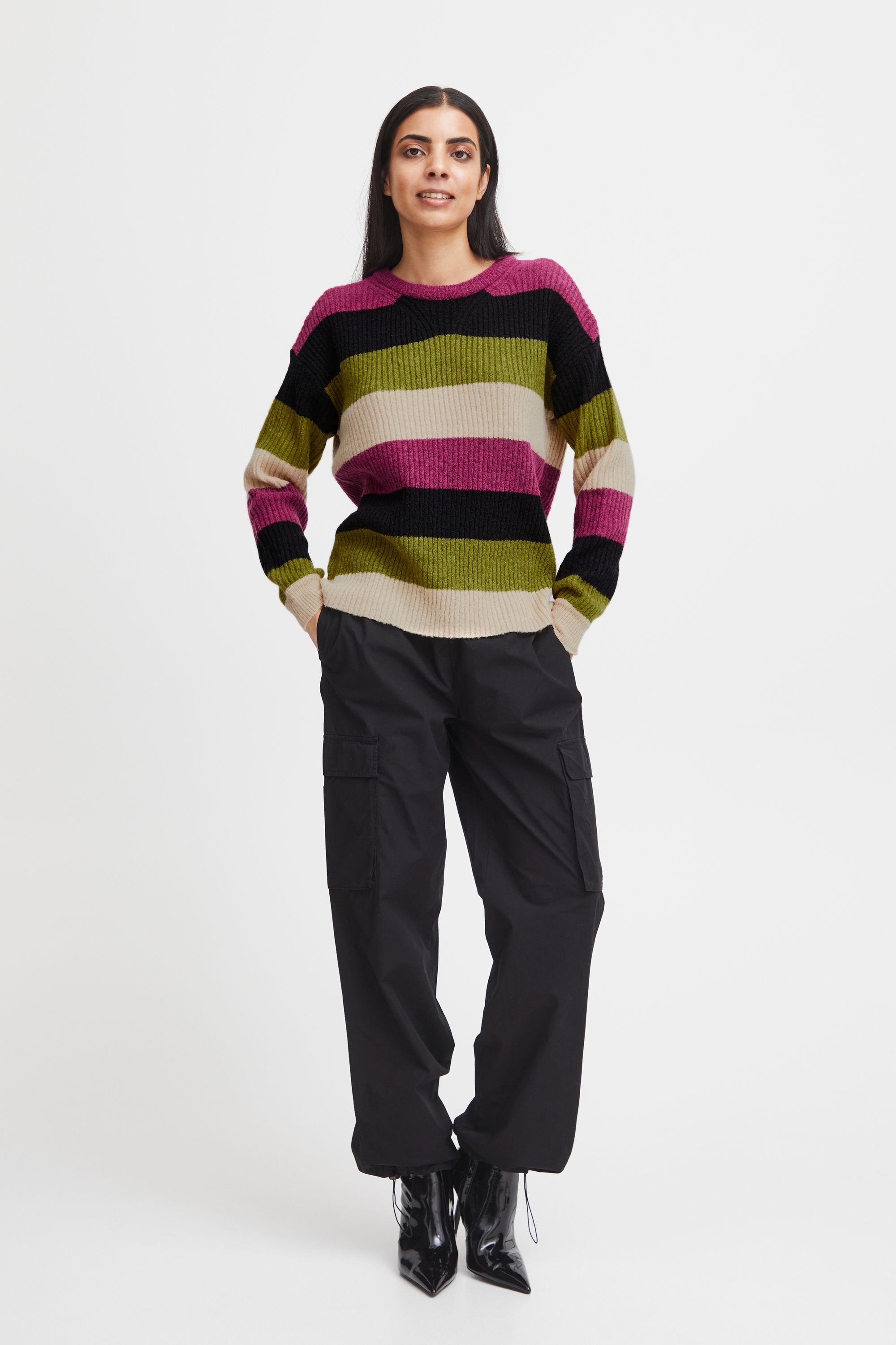 b.young Strickfleece-Pullover »Strickpullover BYOnema«