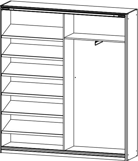 rauch Garderobenschrank »Minosa«, mit Spiegel, Breite 181 cm kaufen bei OTTO