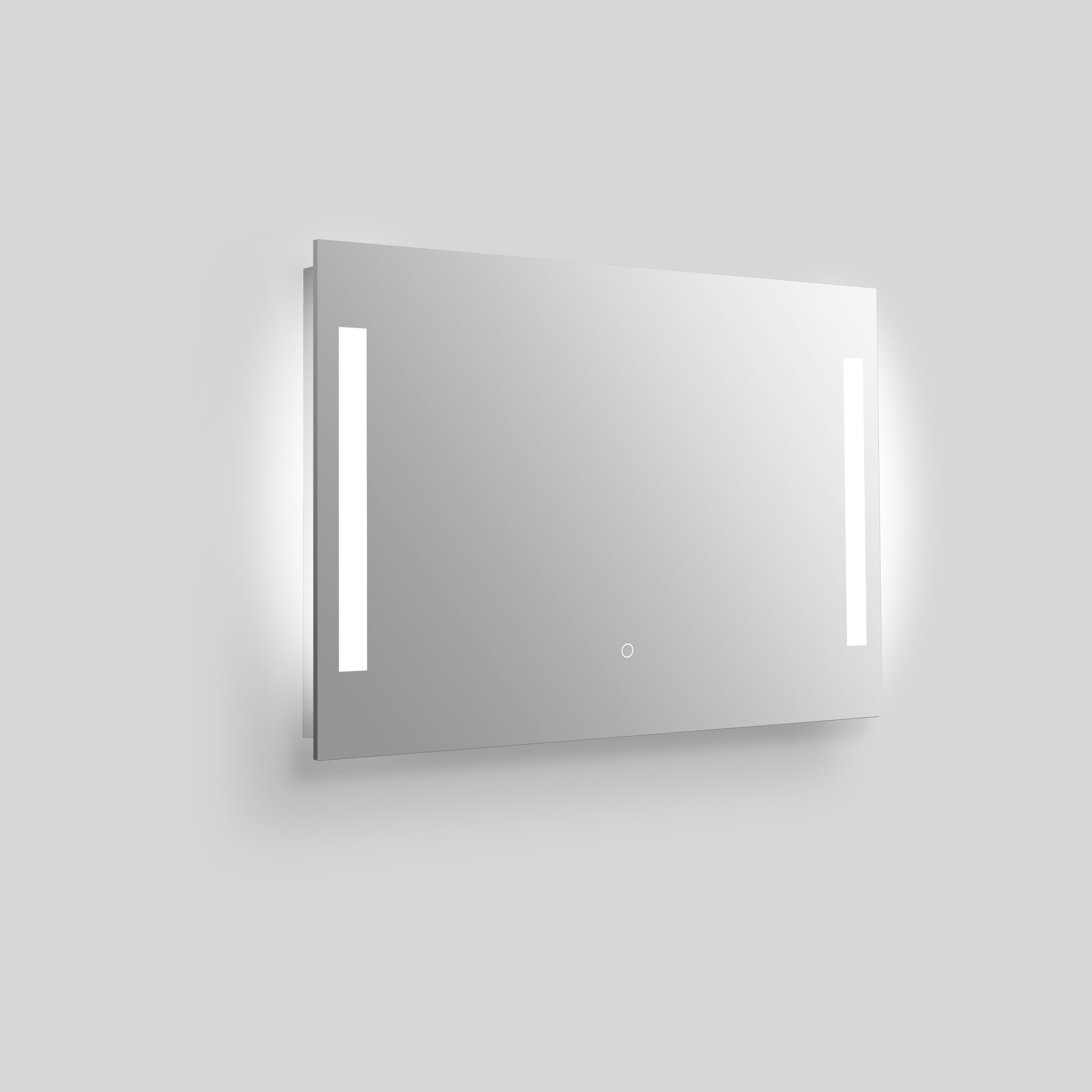 welltime LED-Lichtspiegel »Plaza« mit Lichtfarbenwechsler und Dimmschalter, in verschiedenen Größen