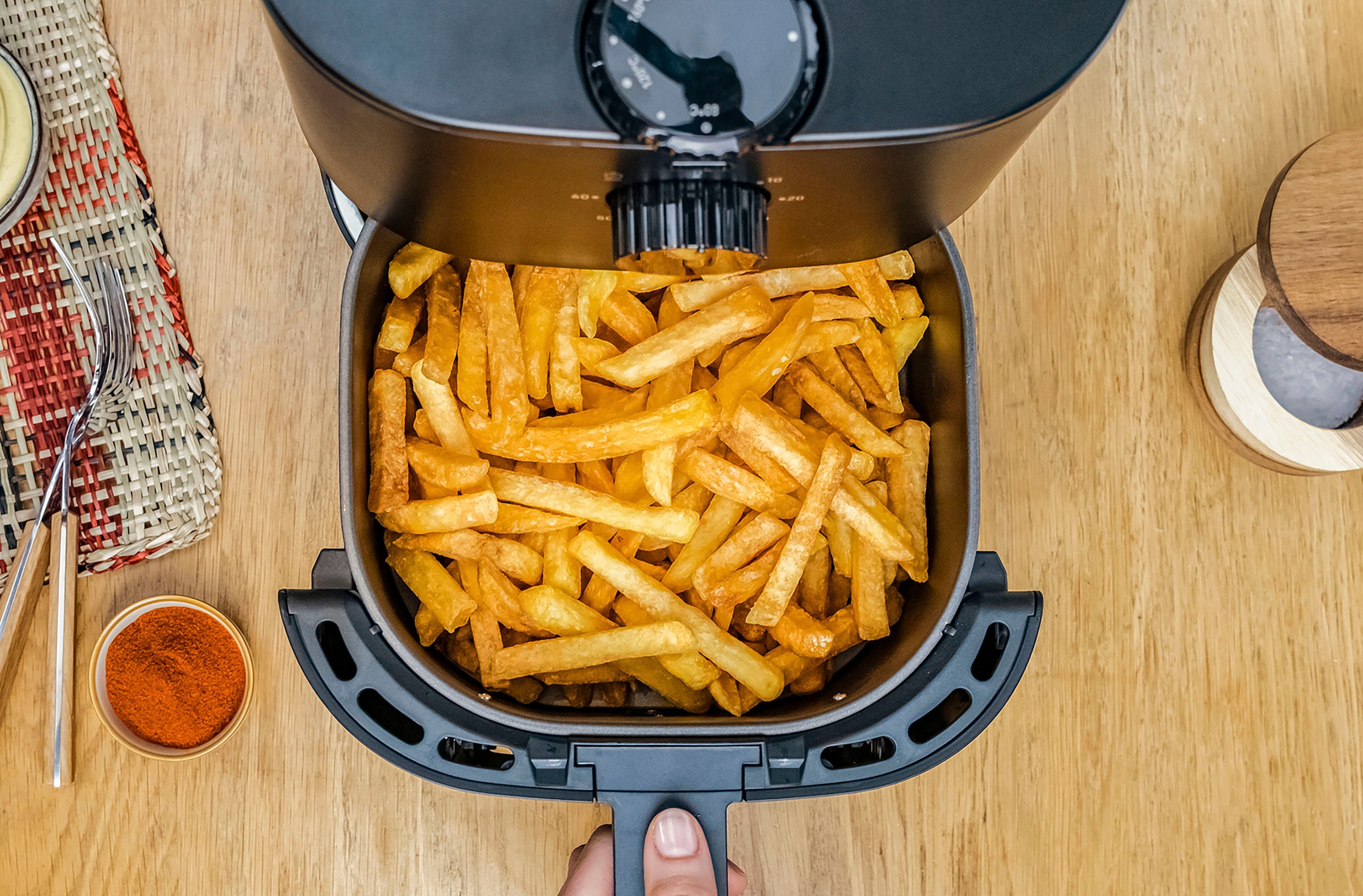 Tefal Heißluftfritteuse »EY1308 Easy Fry Essential«, 1430 W, kompaktes Design, energiesparend, knusprige Ergebnisse, gesund Kochen