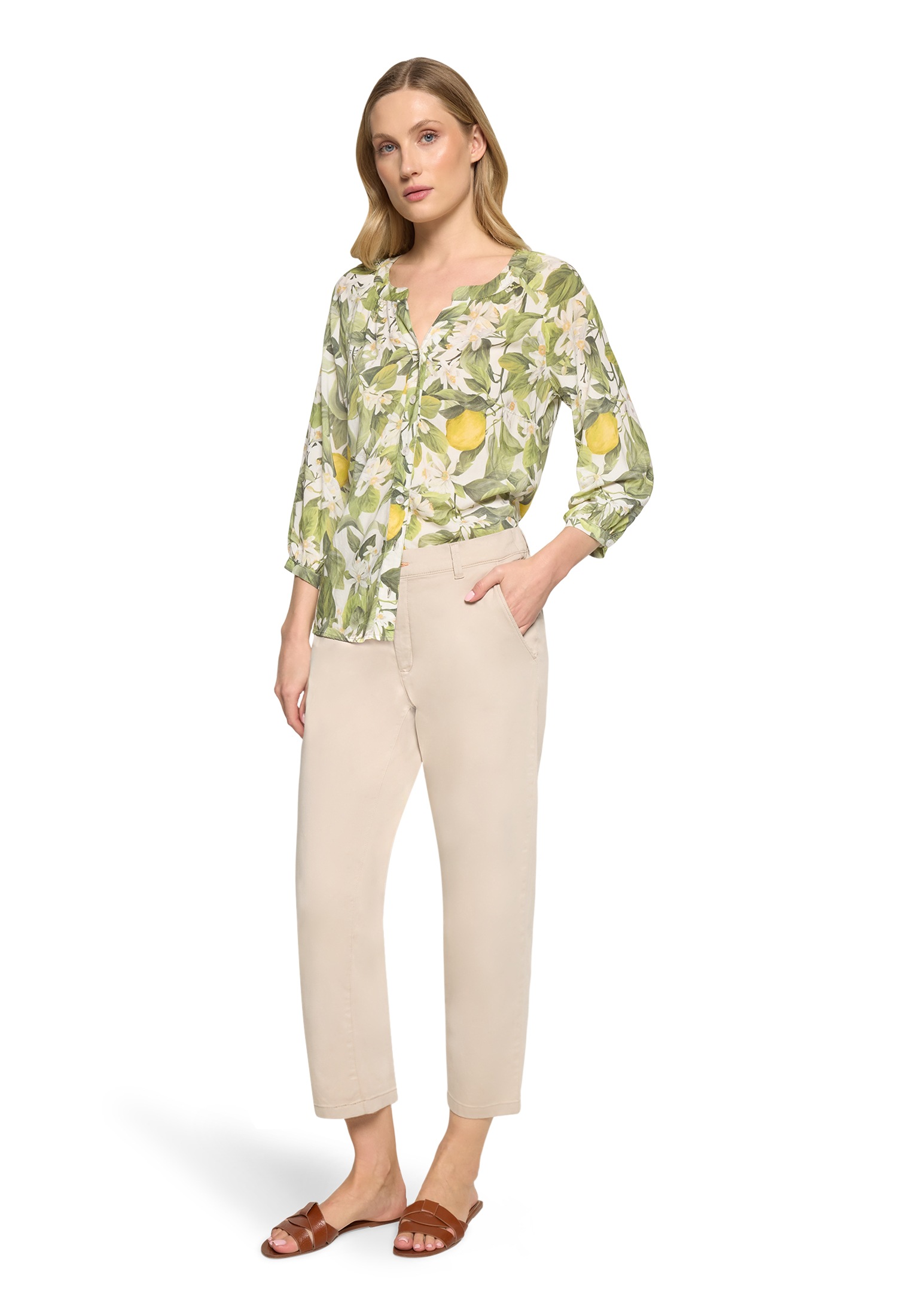 Cartoon Klassische Bluse »Casual-Bluse mit Knopfleiste«