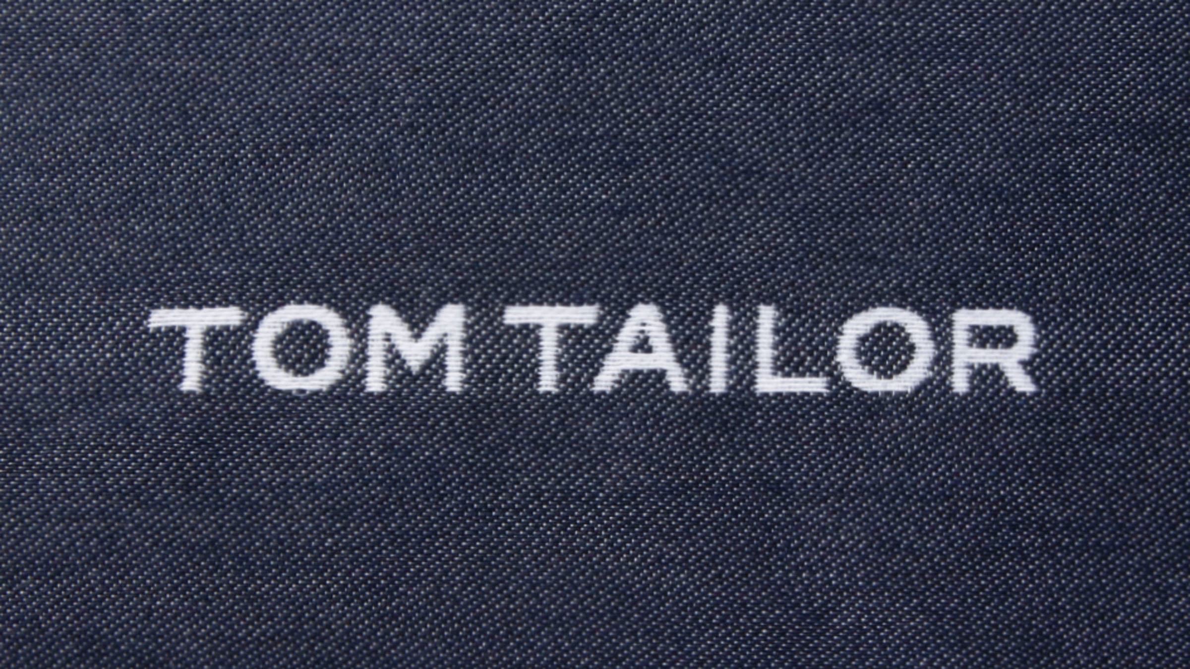 TOM TAILOR Markenlogo, Dekokissen »Logo«, bei HOME Füllung, 1 OTTO ohne Kissenhülle online mit eingewebtem Stück