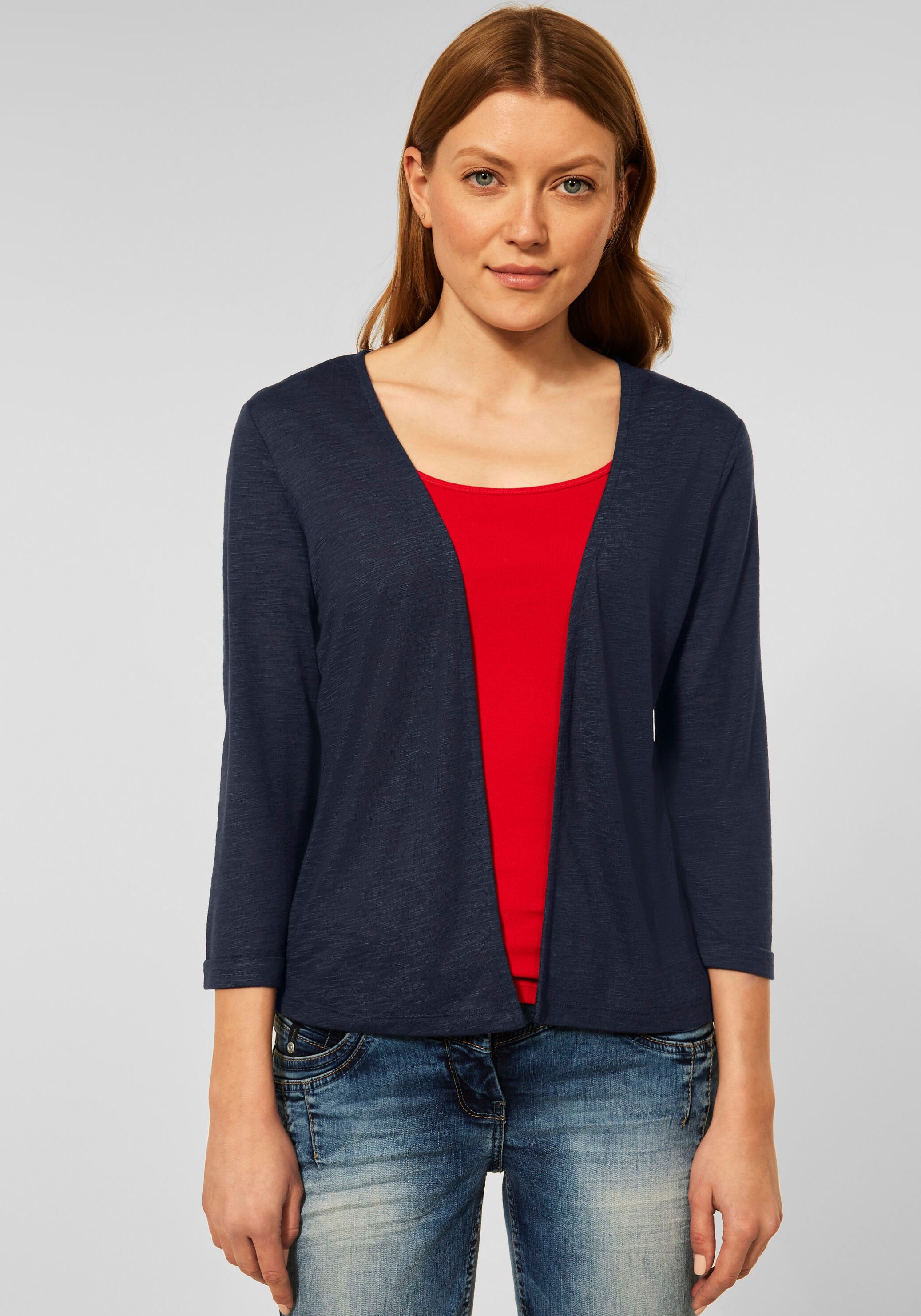 Cecil Shirtjacke, in leicht transparenter Optik