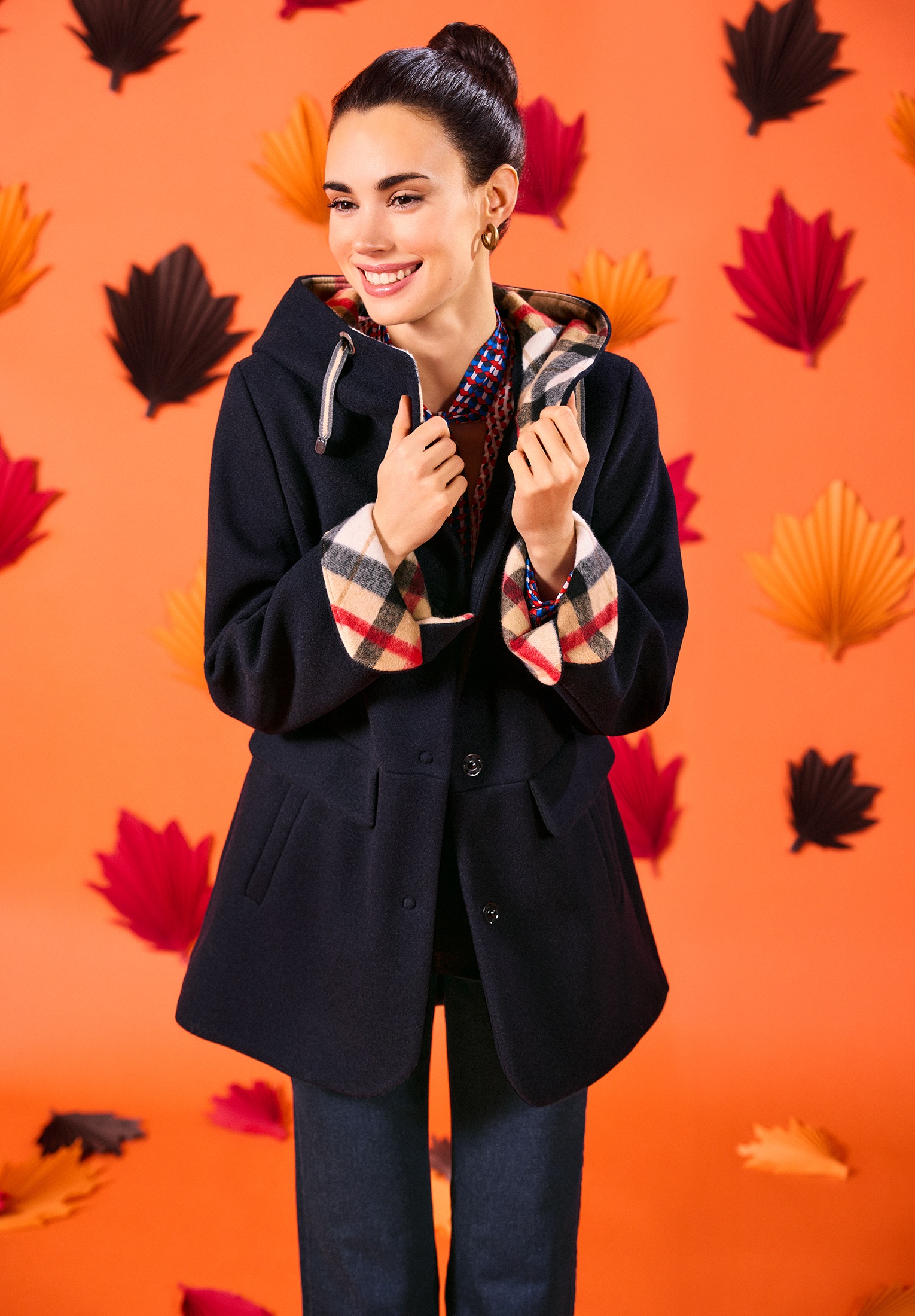 Amber & June Winterjacke »Winterjacke mit Kapuze«